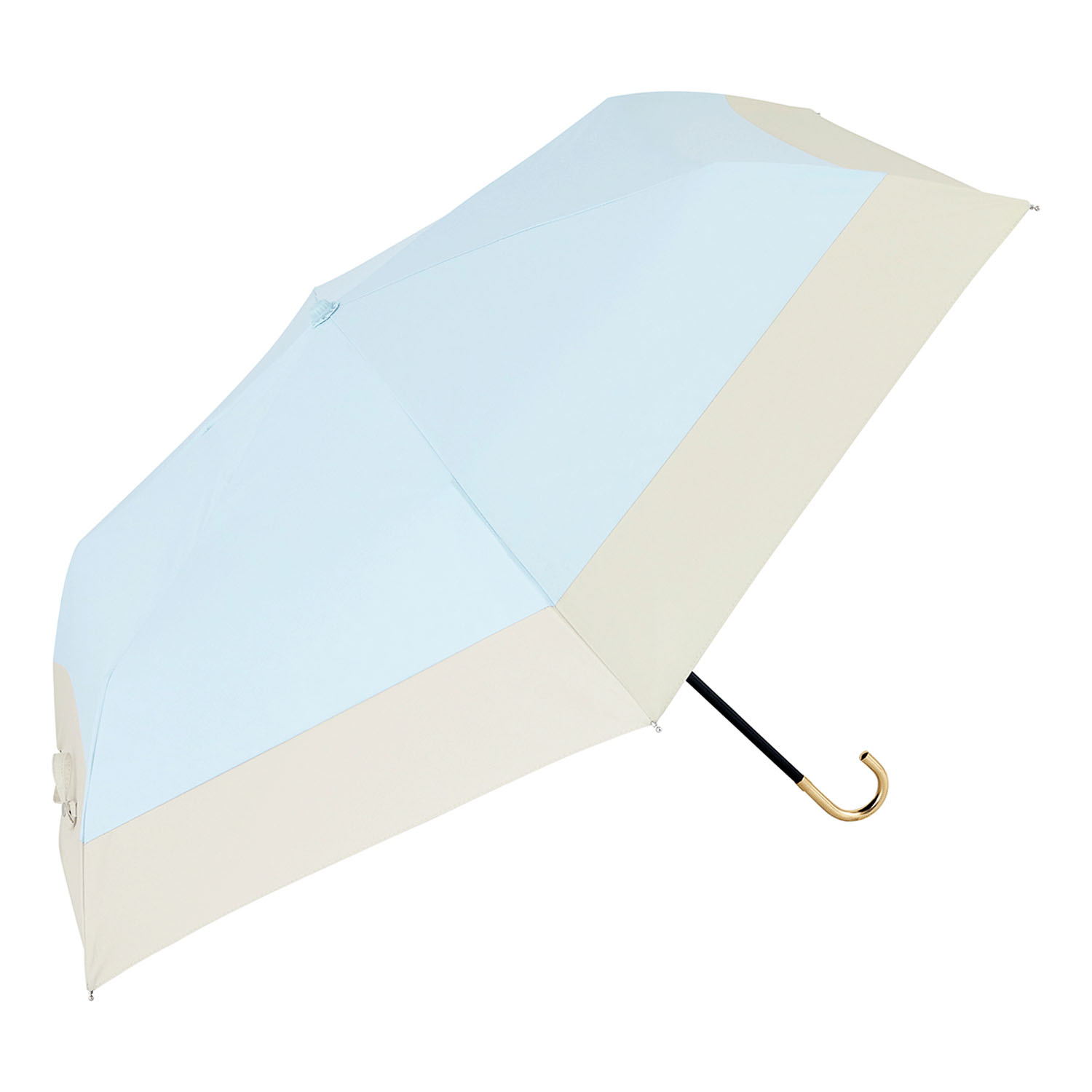 【because】 晴雨兼用 PUバイカラー折傘 - 画像13