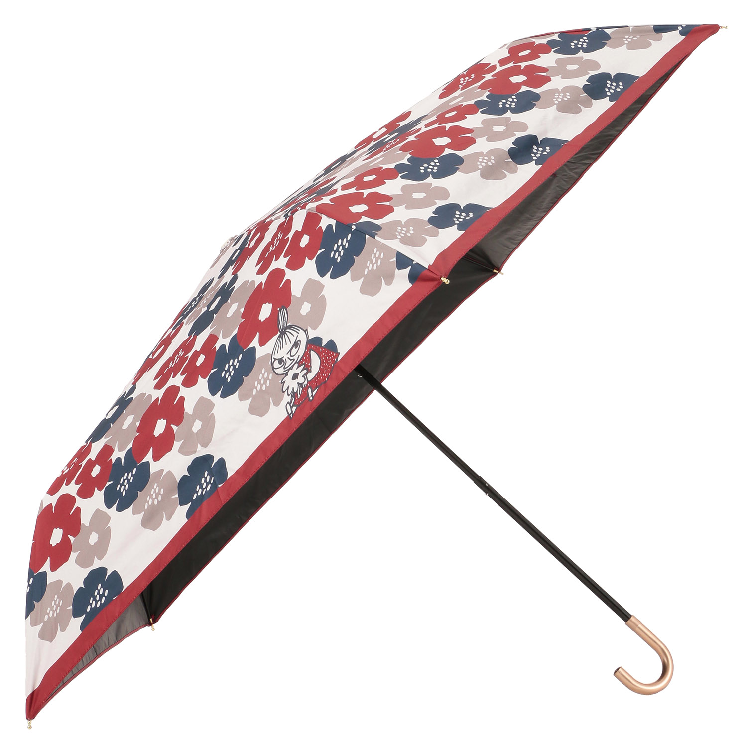 晴雨兼用傘 MOOMIN 花好きリトルミイ ミニ傘 - 画像1