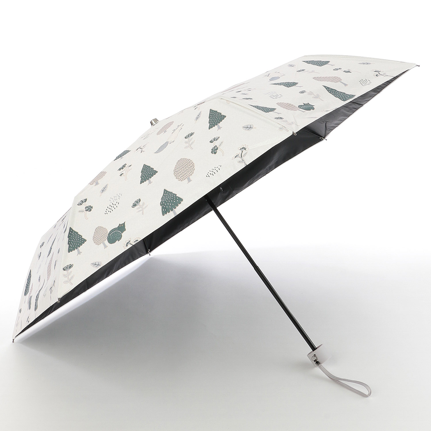 晴雨兼用傘 ネコ柄ミニ