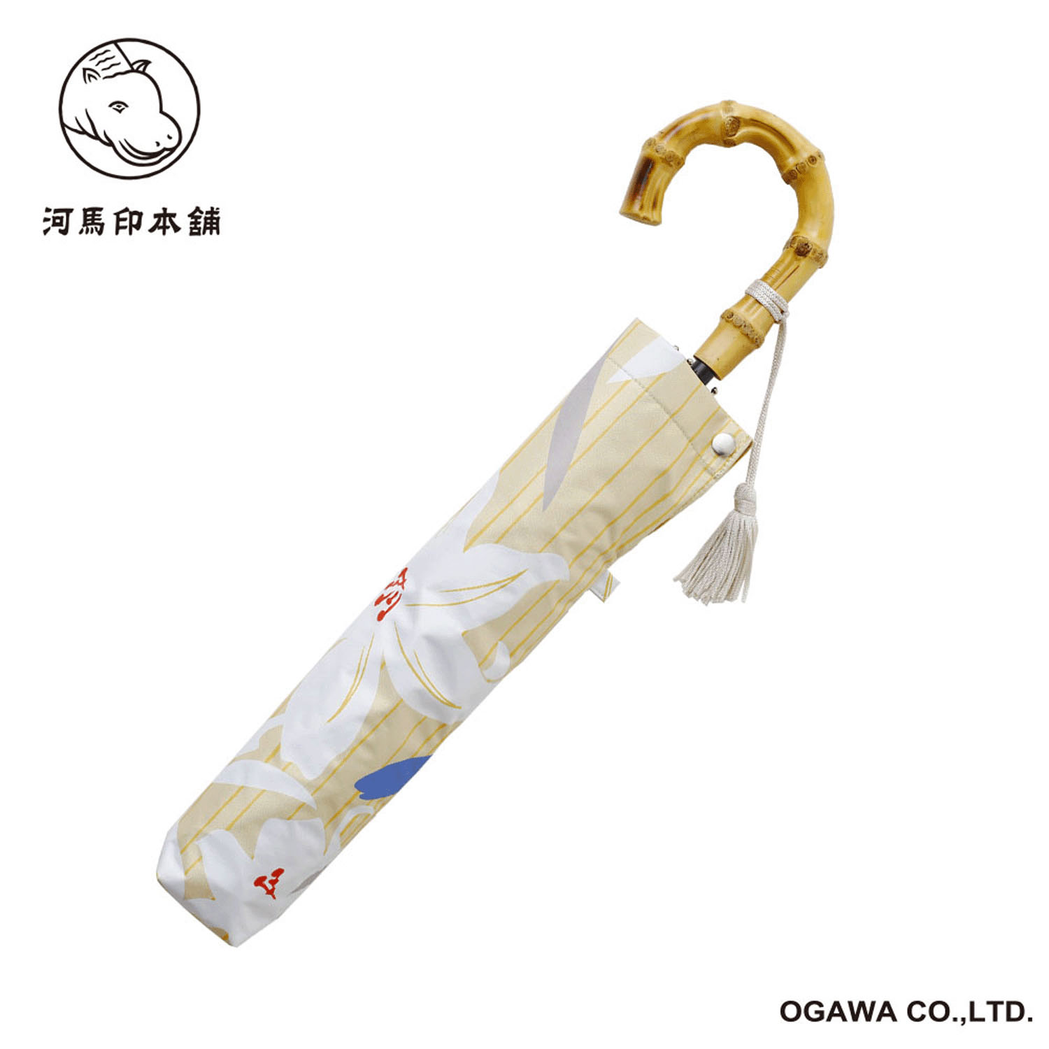 河馬印 晴雨兼用折 - 画像2