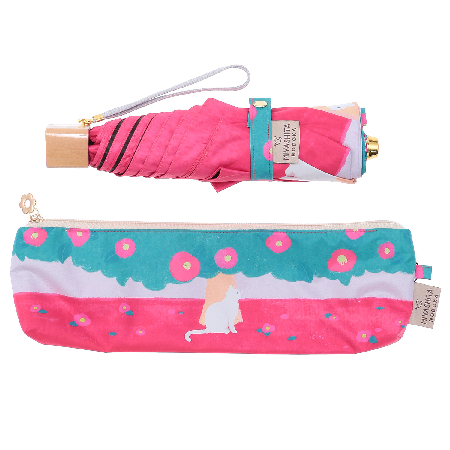 【宮下和×Soleilコラボ】 晴雨兼用 ミヤシタマドカ折傘 - 画像2