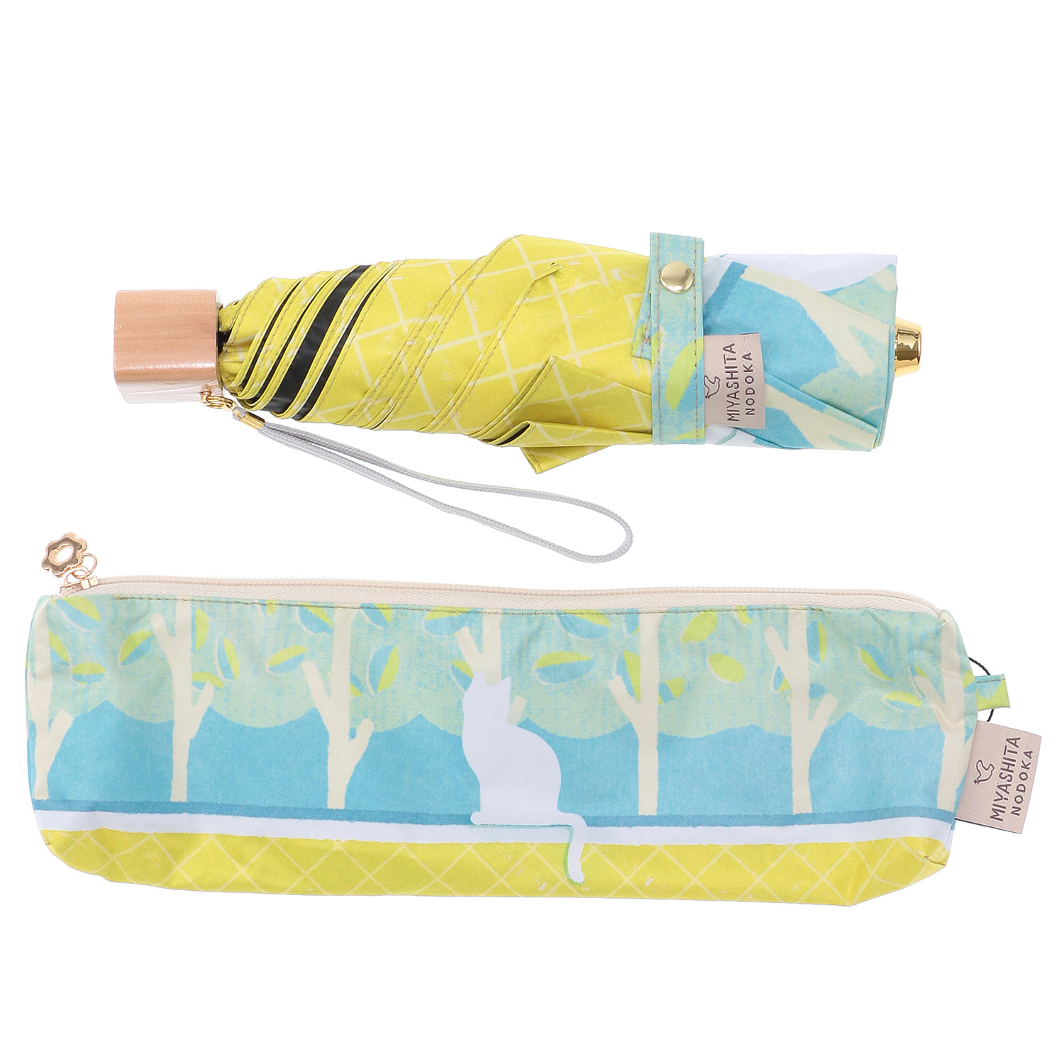 【宮下和×Soleilコラボ】 晴雨兼用 ミヤシタマドカ折傘 - 画像4