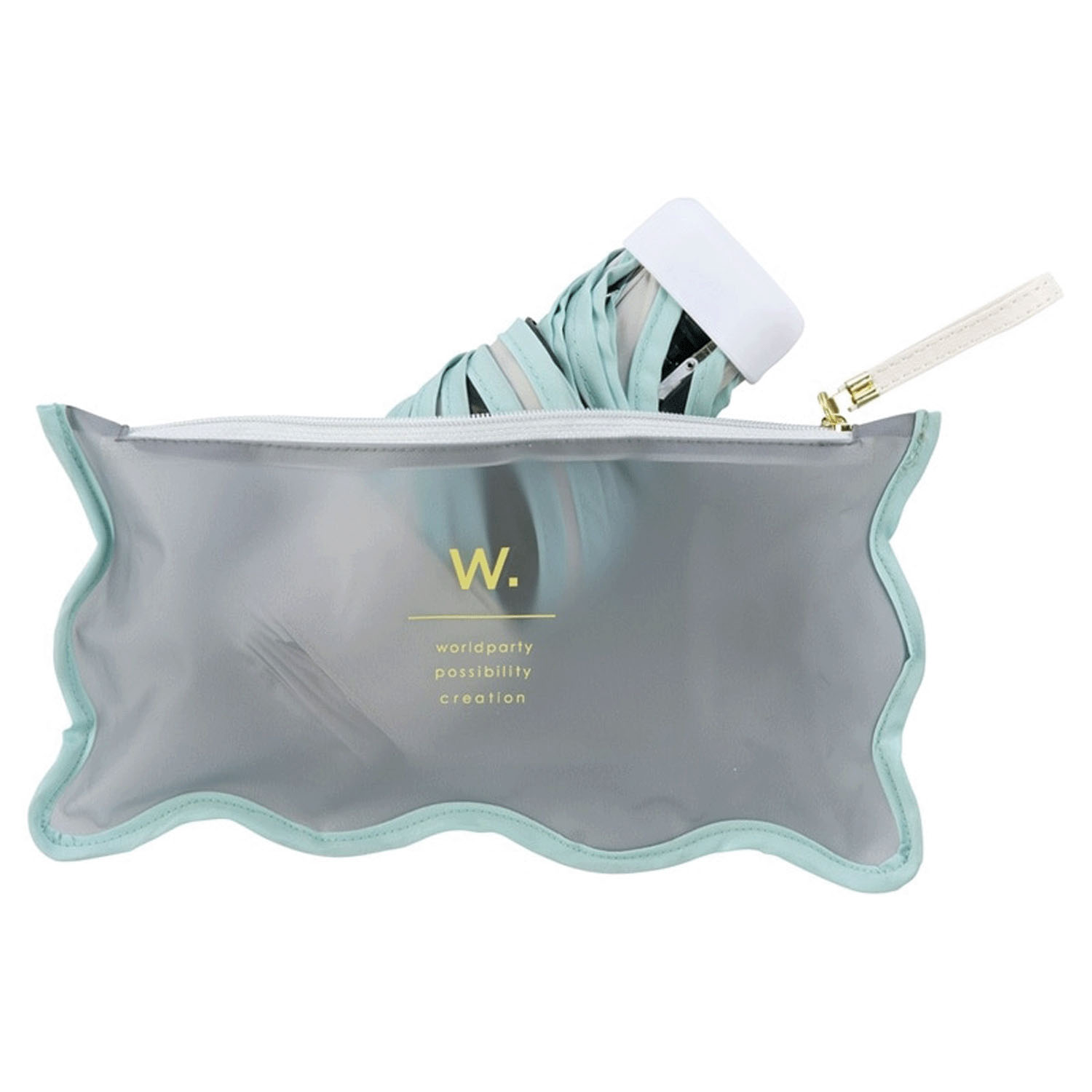 Wpc．遮光ウェービングミニ傘 - 画像4