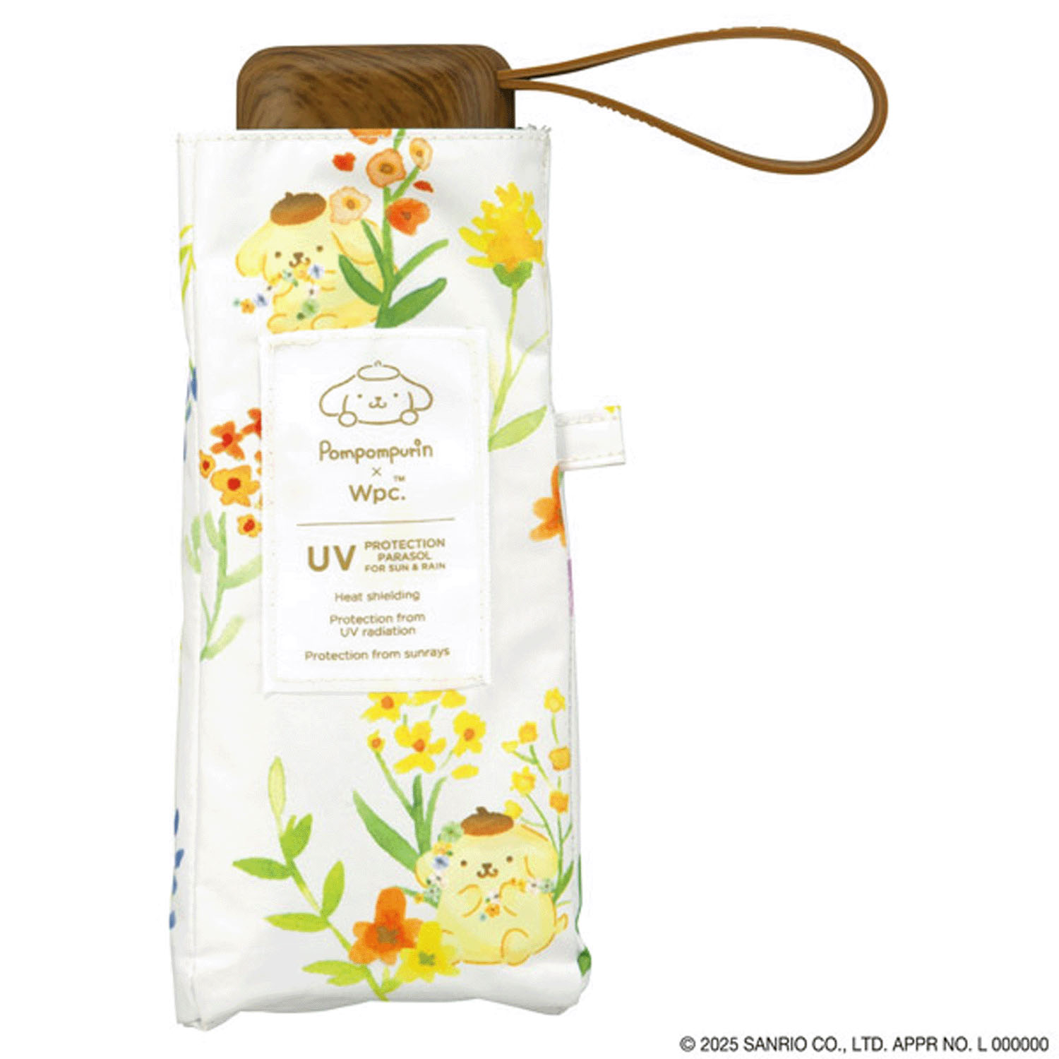 Wpc．サンリオ遮光水彩フラワーミニ傘 - 画像6