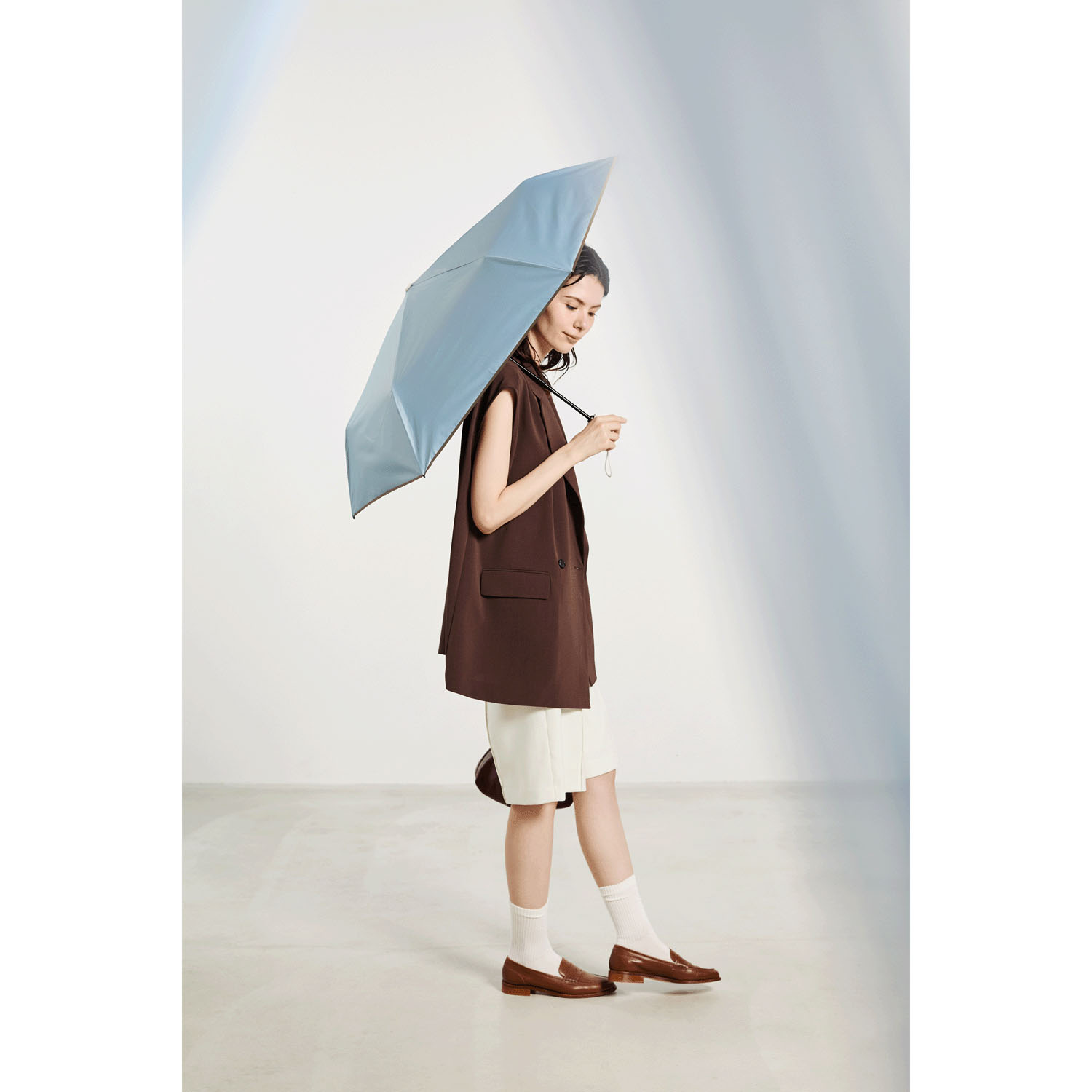 【water front】 カルオート晴雨兼用デュオトーン傘