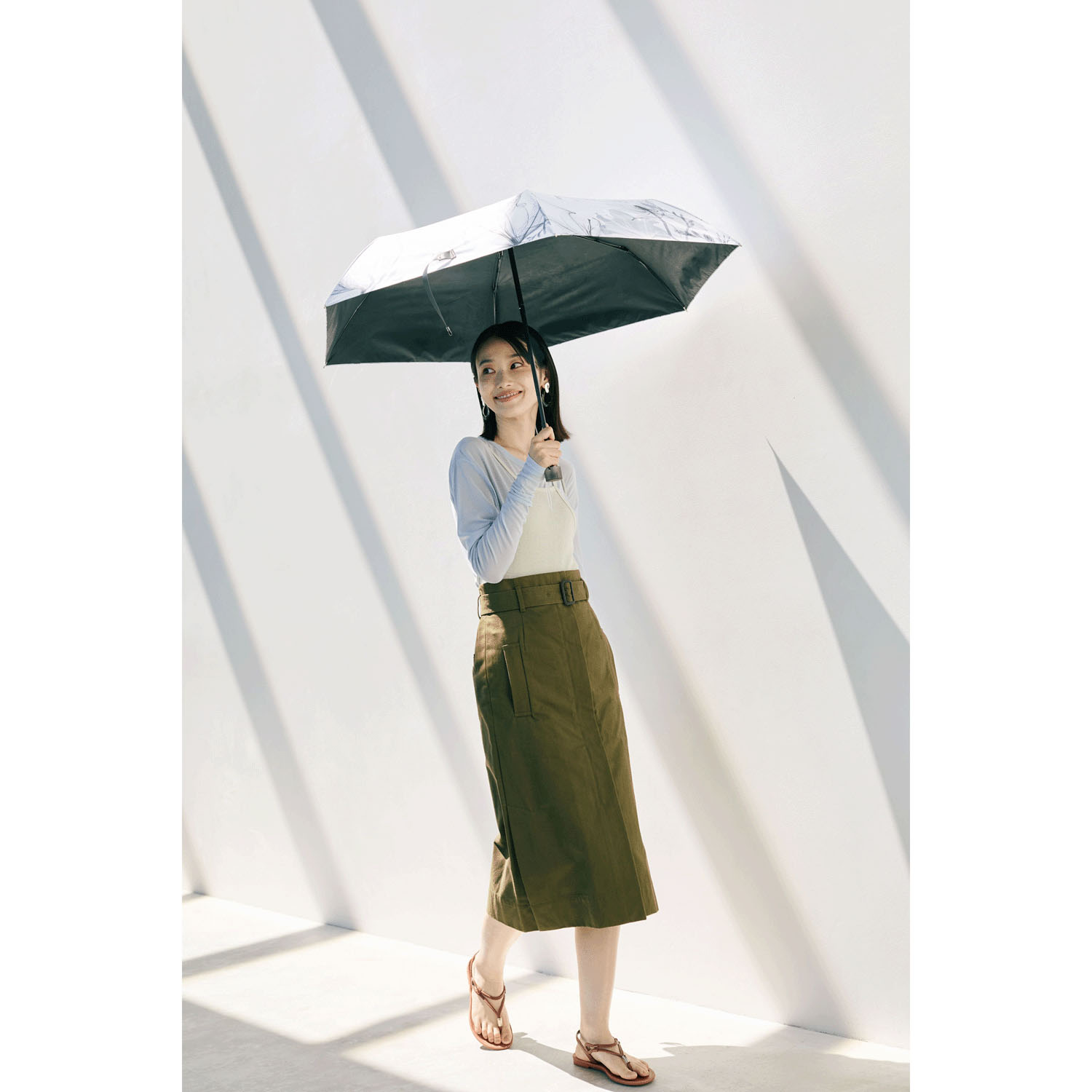 【water front】 メモリフ全天候折傘 - 画像1