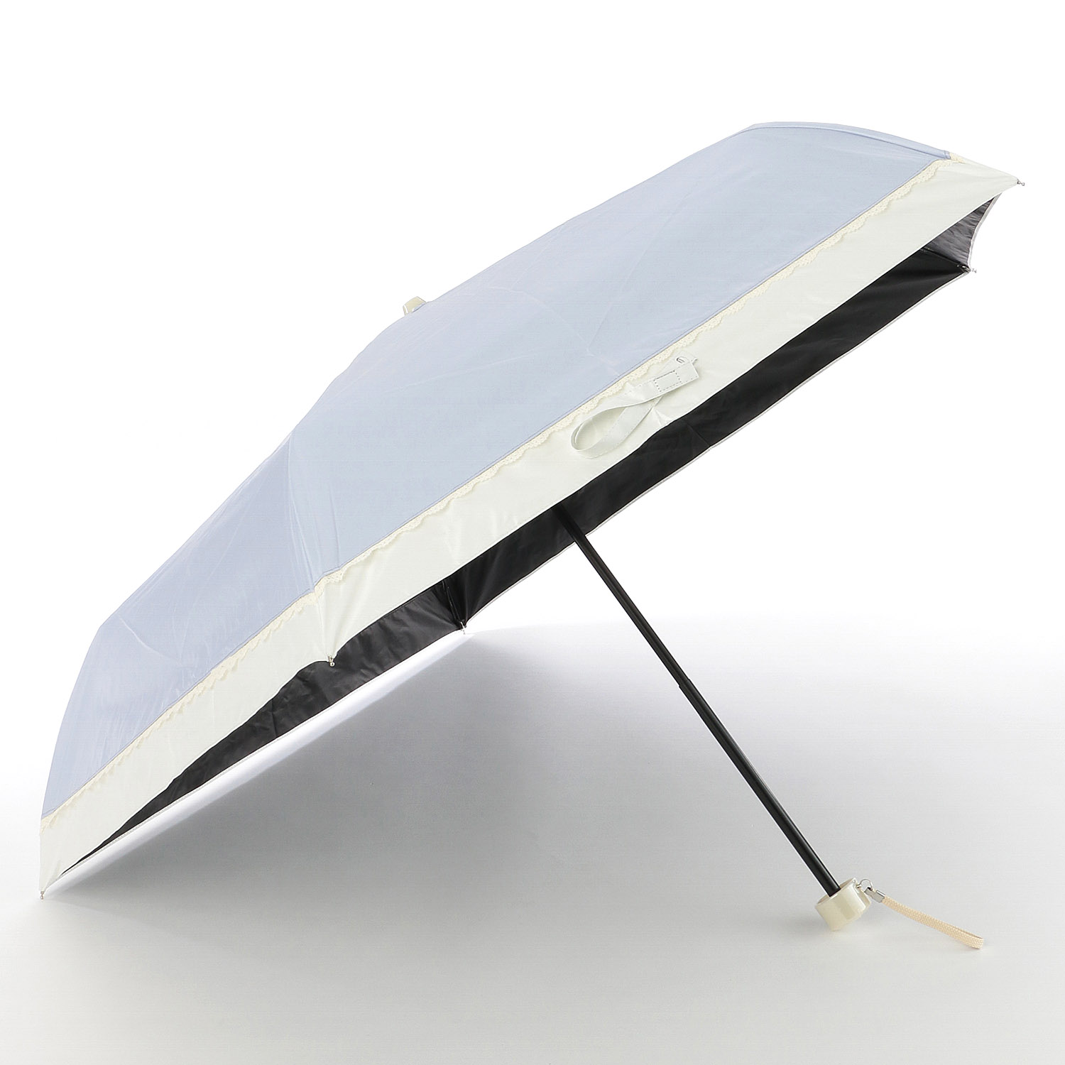 【耐風仕様】 晴雨兼用 切り継ぎレースミニ傘 - 画像3