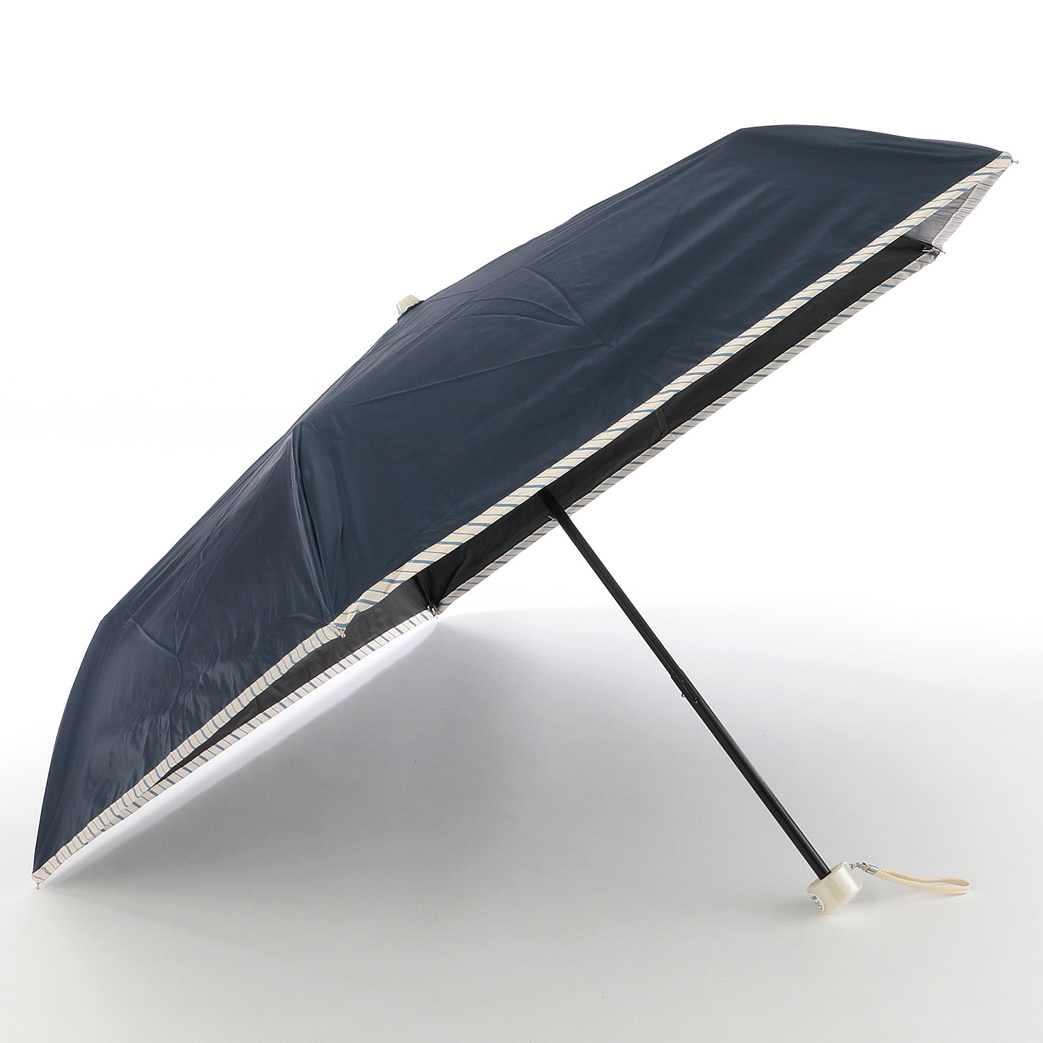 【耐風仕様】 晴雨兼用パイピングラインミニ傘 - 画像3