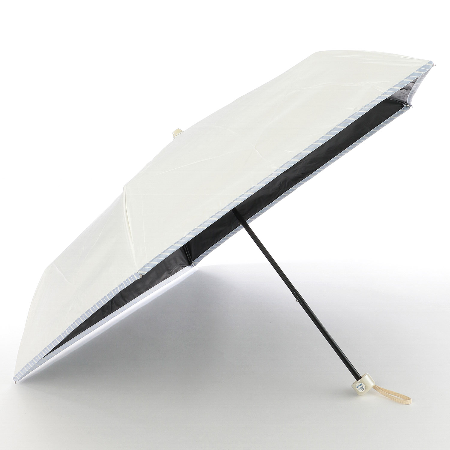 【耐風仕様】 晴雨兼用パイピングラインミニ傘