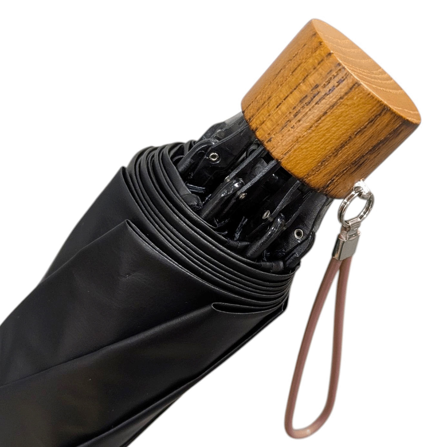 ★日本製 【GRACITO（グラシト）】 ペイズリージャガードコンパクト傘（2段折り） - 画像8