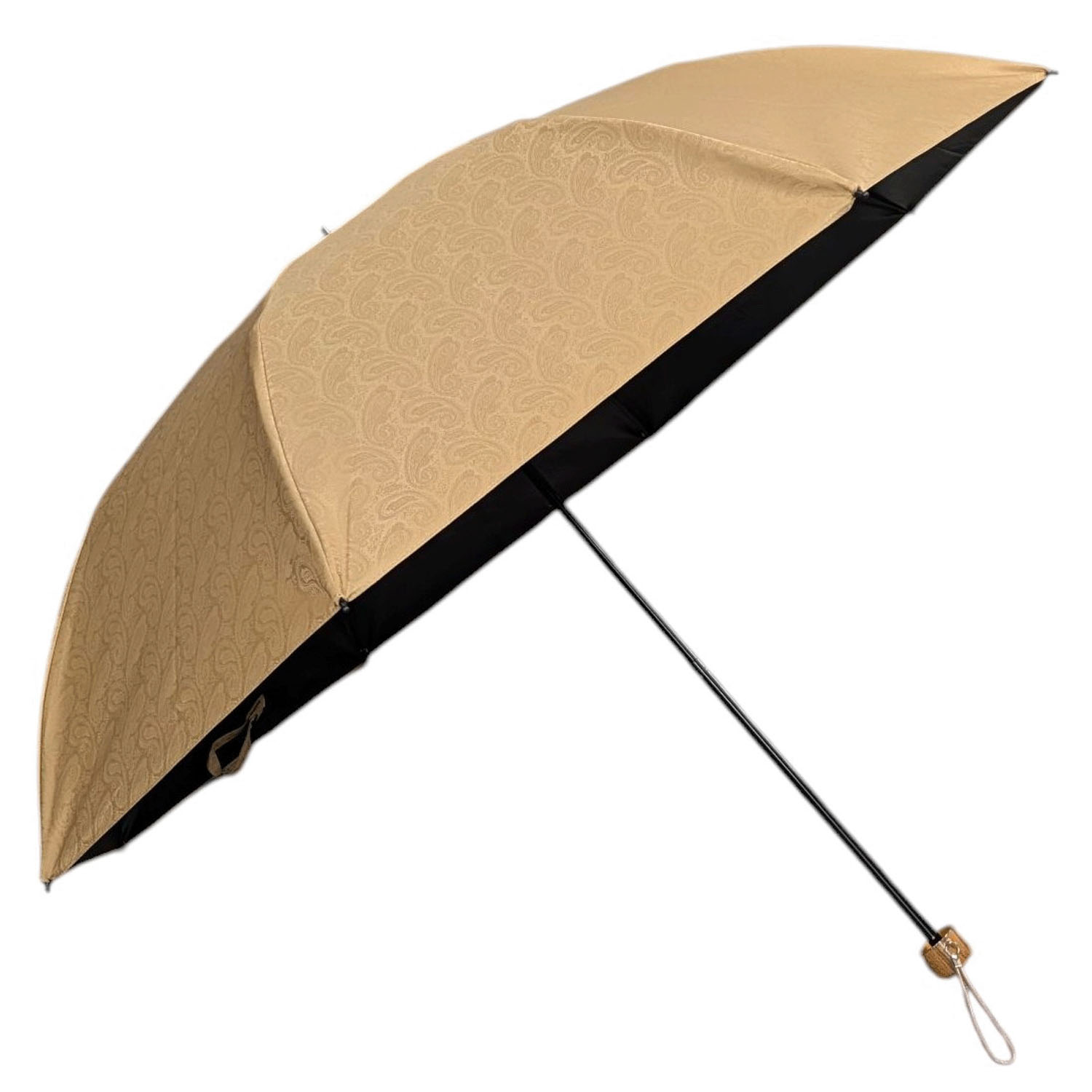 ★日本製 【GRACITO（グラシト）】 ペイズリージャガードコンパクト傘（2段折り） - 画像10