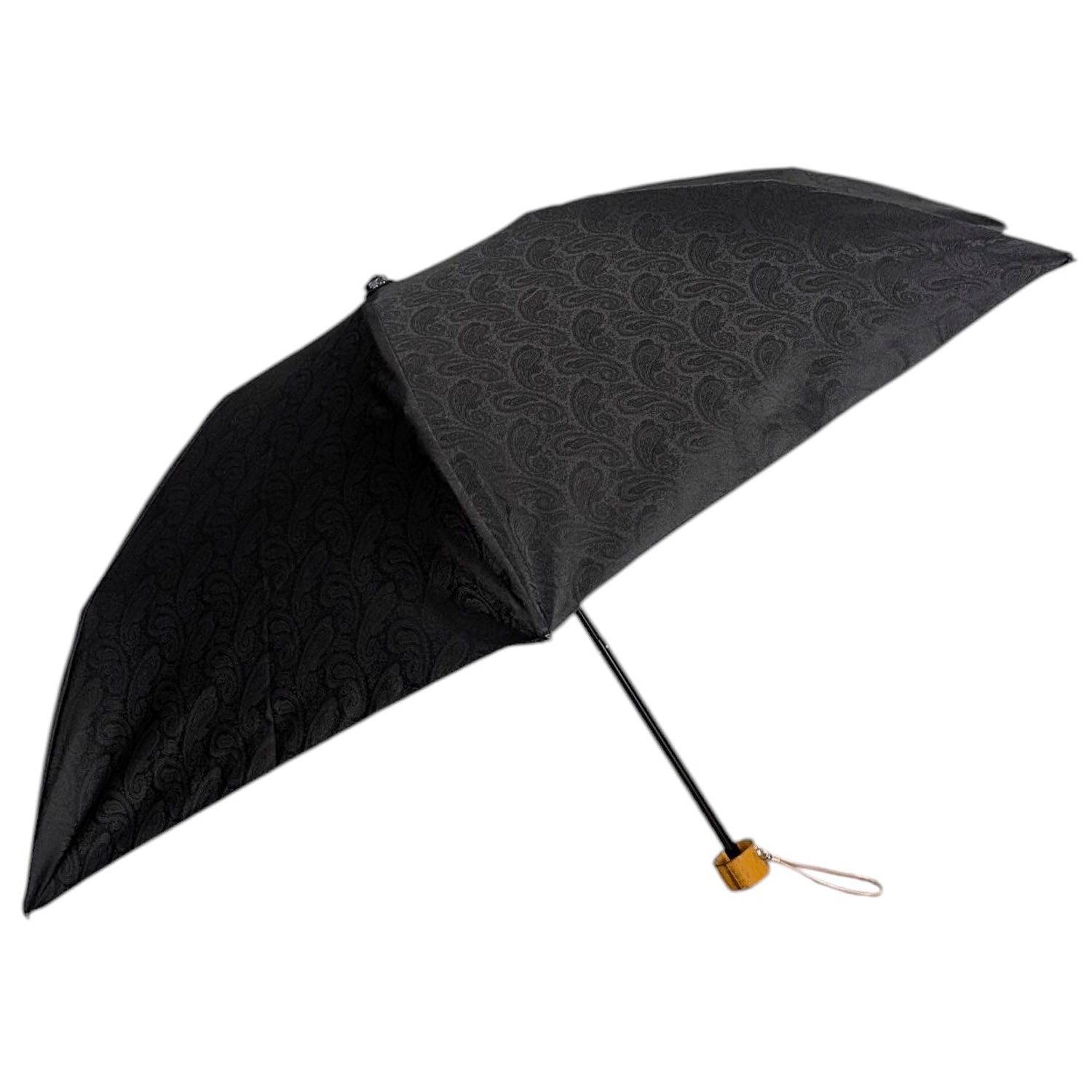 ★日本製 【GRACITO（グラシト）】 ペイズリージャガード3段折りたたみ傘 - 画像3