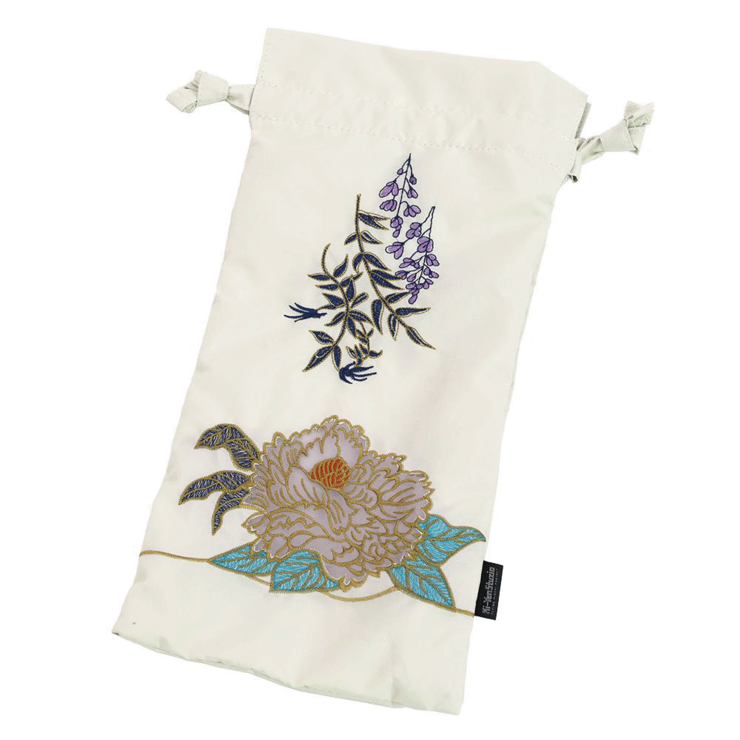 完全遮光 （晴雨兼用）女優日傘 「キーヤン牡丹オーガンジーかわず張り」ショート折り畳み傘 - 画像5