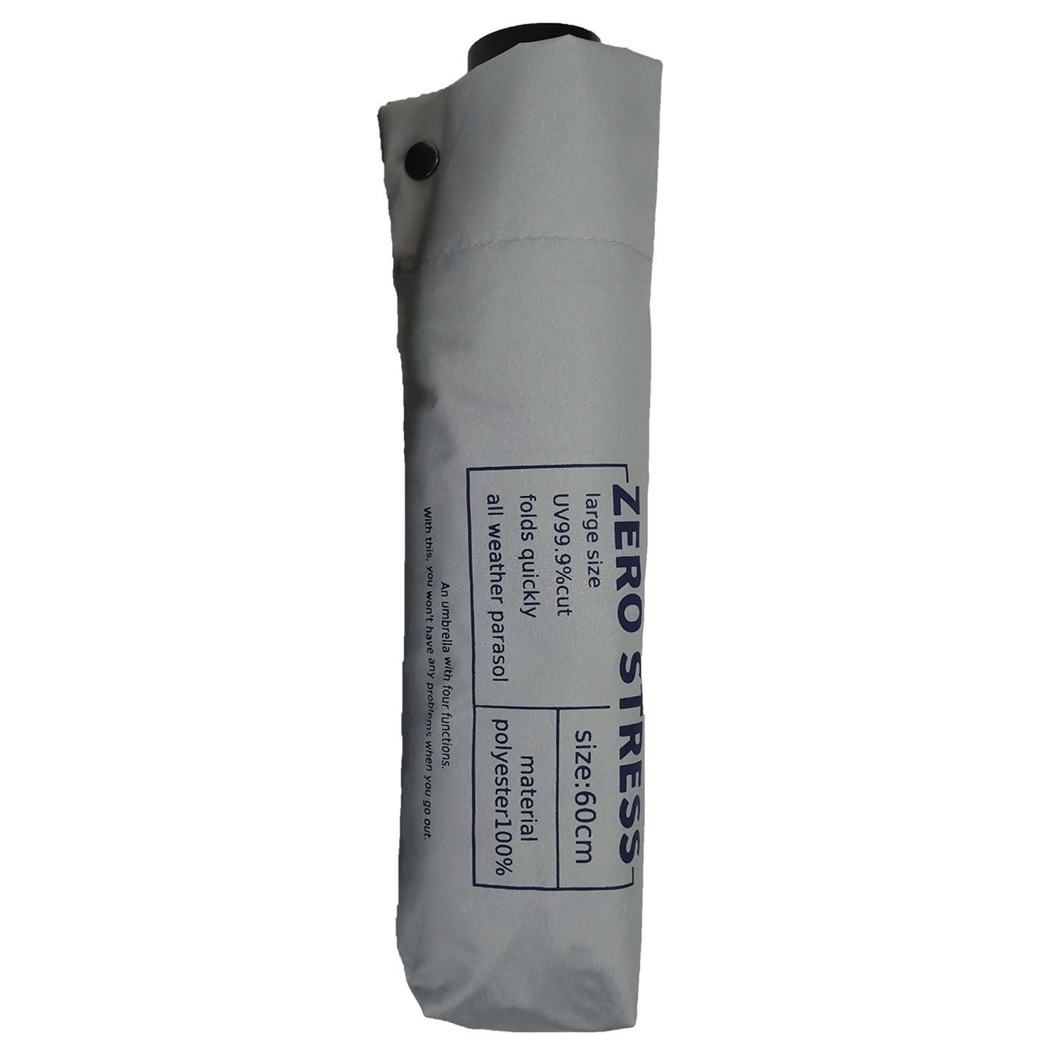 【形状記憶】 晴雨兼用ゼロストレス ラージサイズ折傘 - 画像2