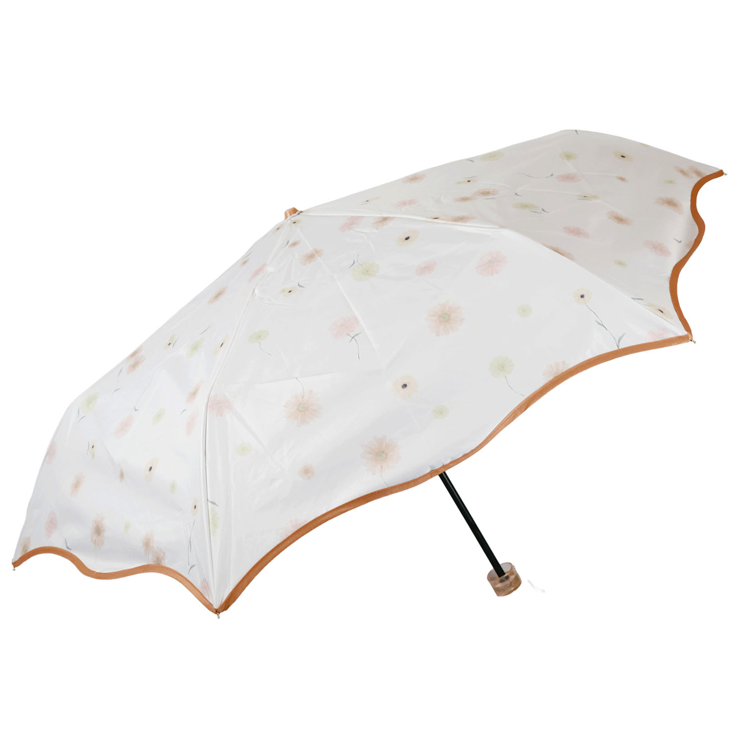 晴雨兼用ウォーターカラーペタル折傘 - 画像2