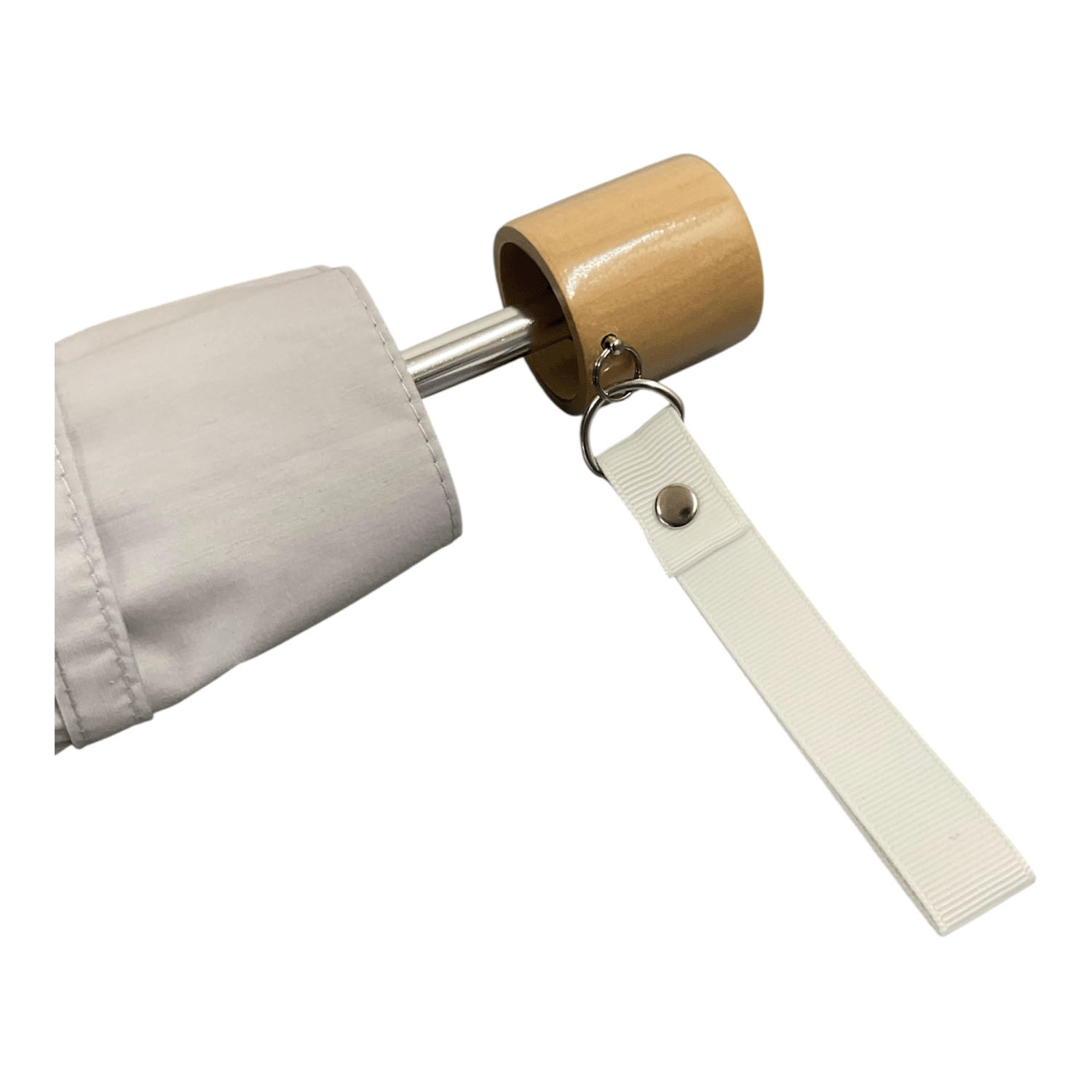 【18日までデビューチャーミング5％OFF】 【大注目素材！サマーシールド】 サマーシールド  デニム風ミニ傘 - 画像2