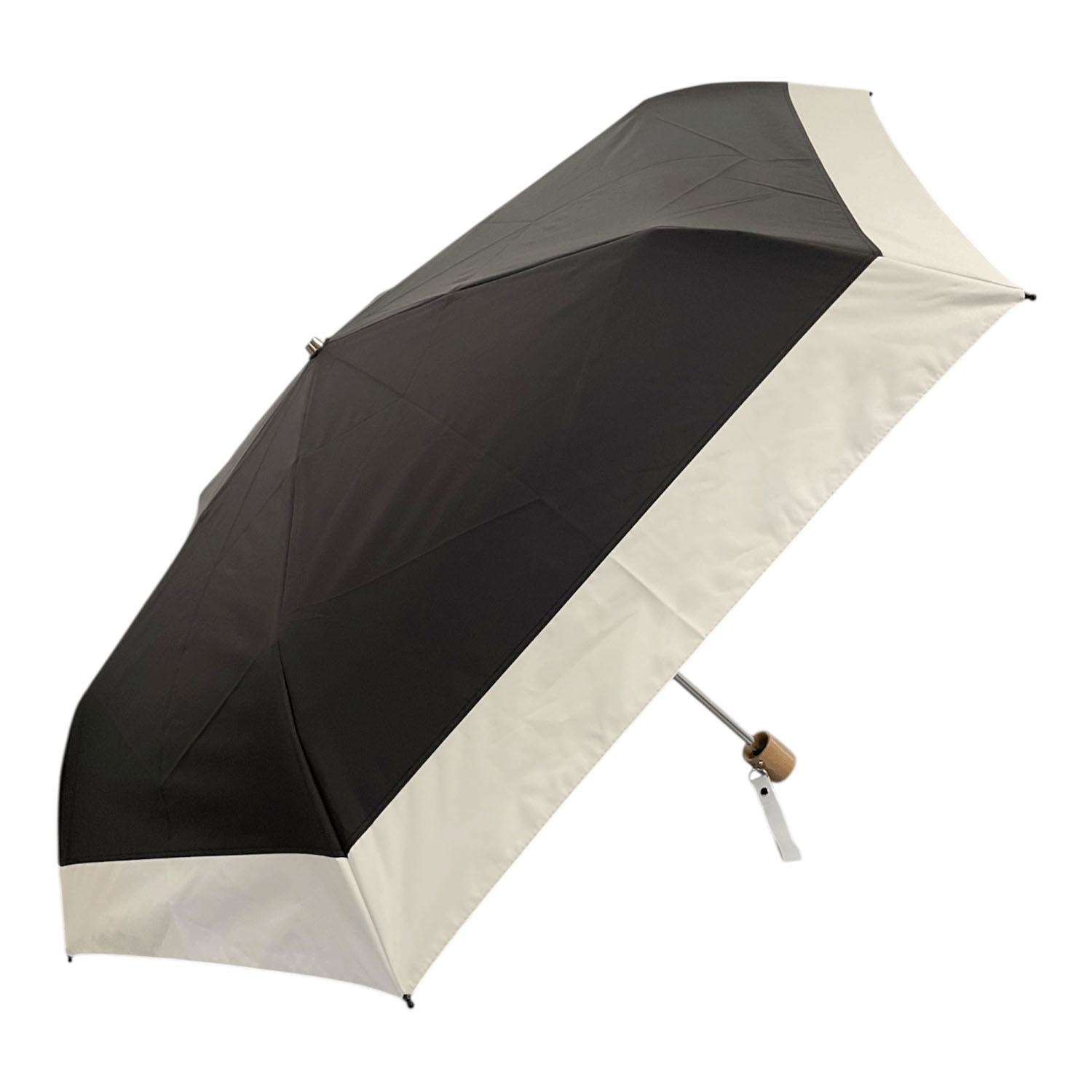 【大注目素材！サマーシールド】 サマーシールド バイカラーミニ傘 - 画像2