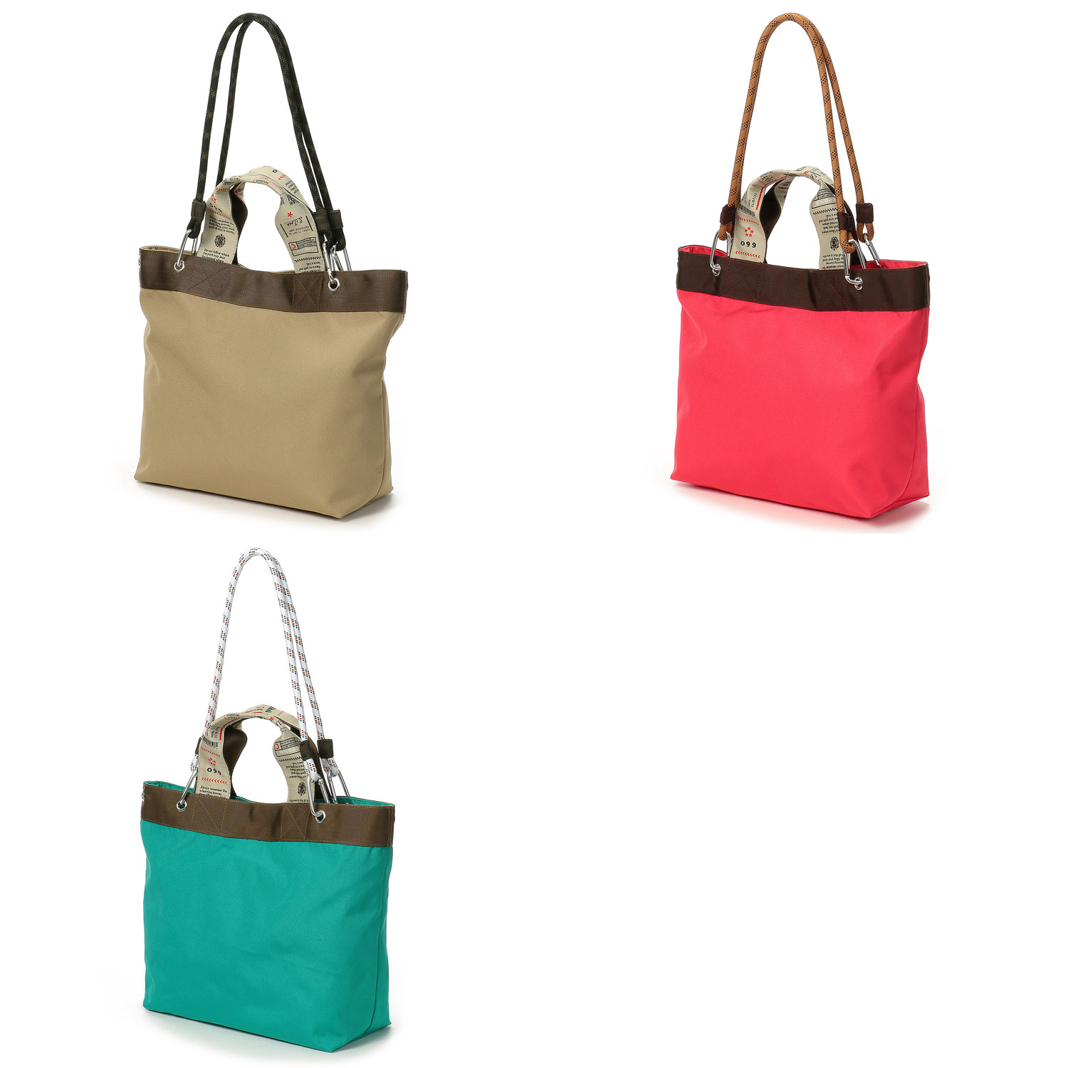 COOCO オリジナルテープ×ダブルハンドルトートバッグ - 画像1