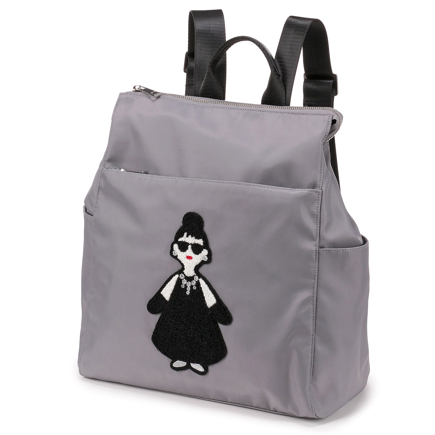 HAPPY FACEレディ・エマ多ポケットリュック - 画像1