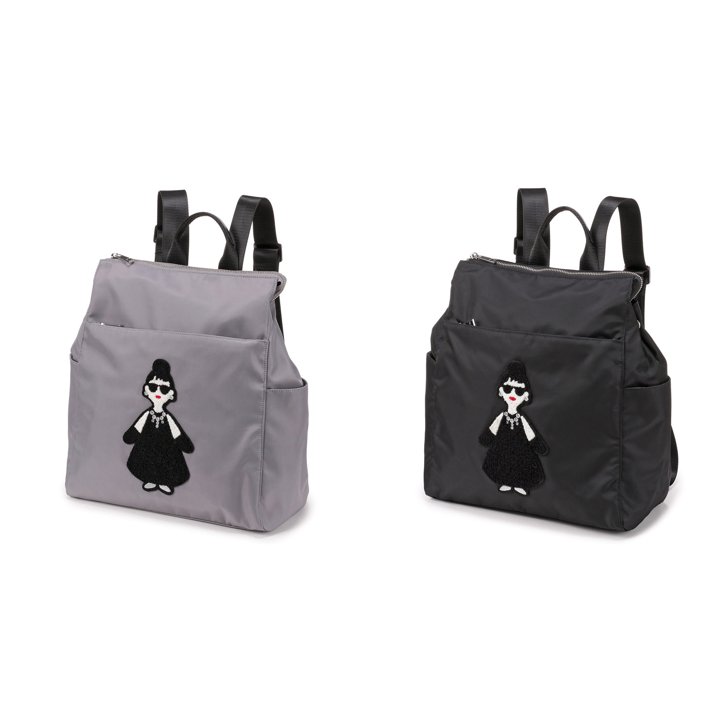 HAPPY FACEレディ・エマ多ポケットリュック