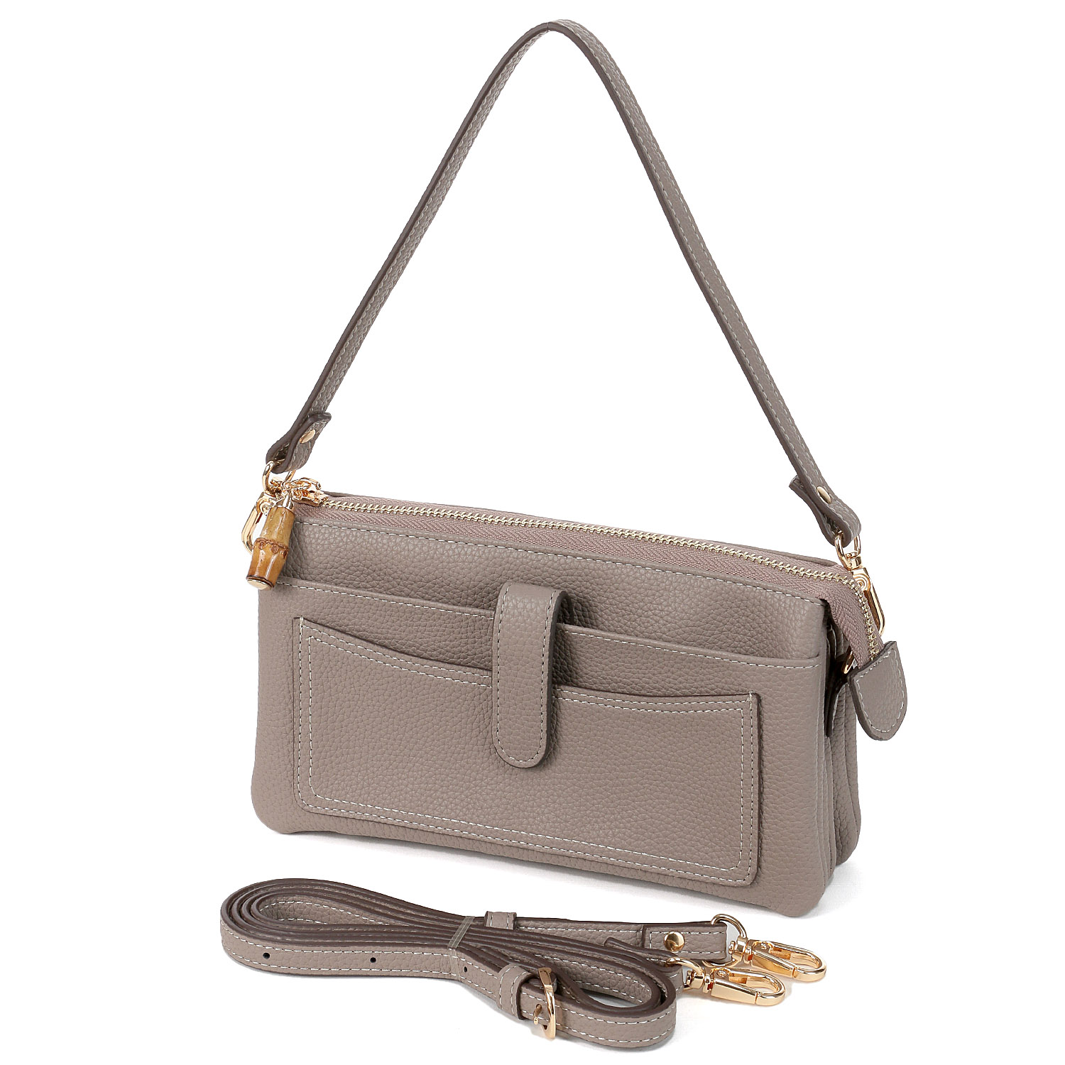 バンブー付きお財布ポシェット - 画像3