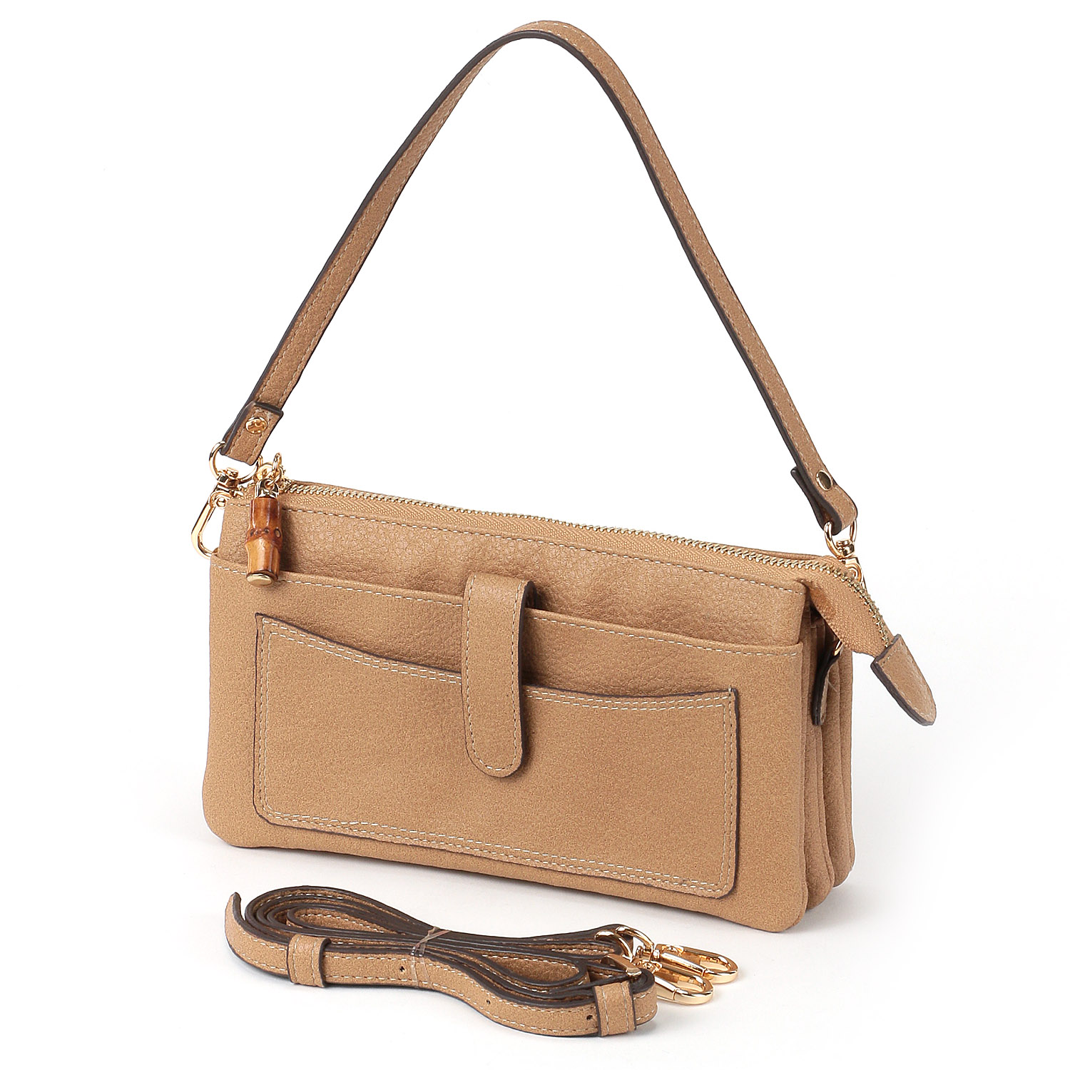 バンブー付きお財布ポシェット - 画像5