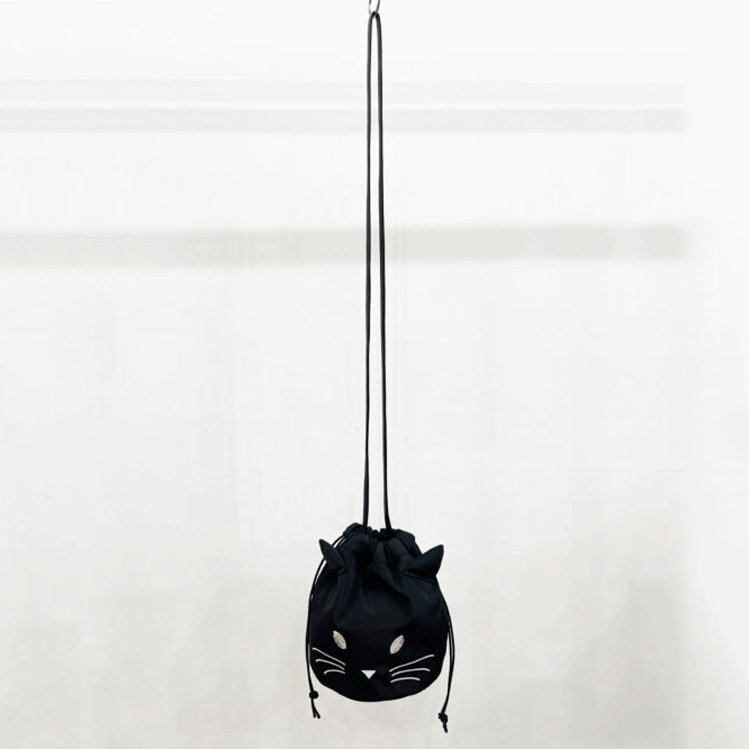 キャットフェイス巾着ショルダーバッグ - 画像8