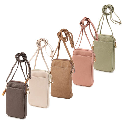 バンブー付スマホポシェット