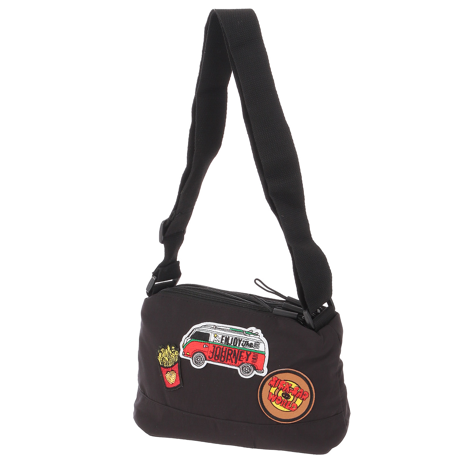 かわいいワッペン付きショルダーバッグ - 画像2