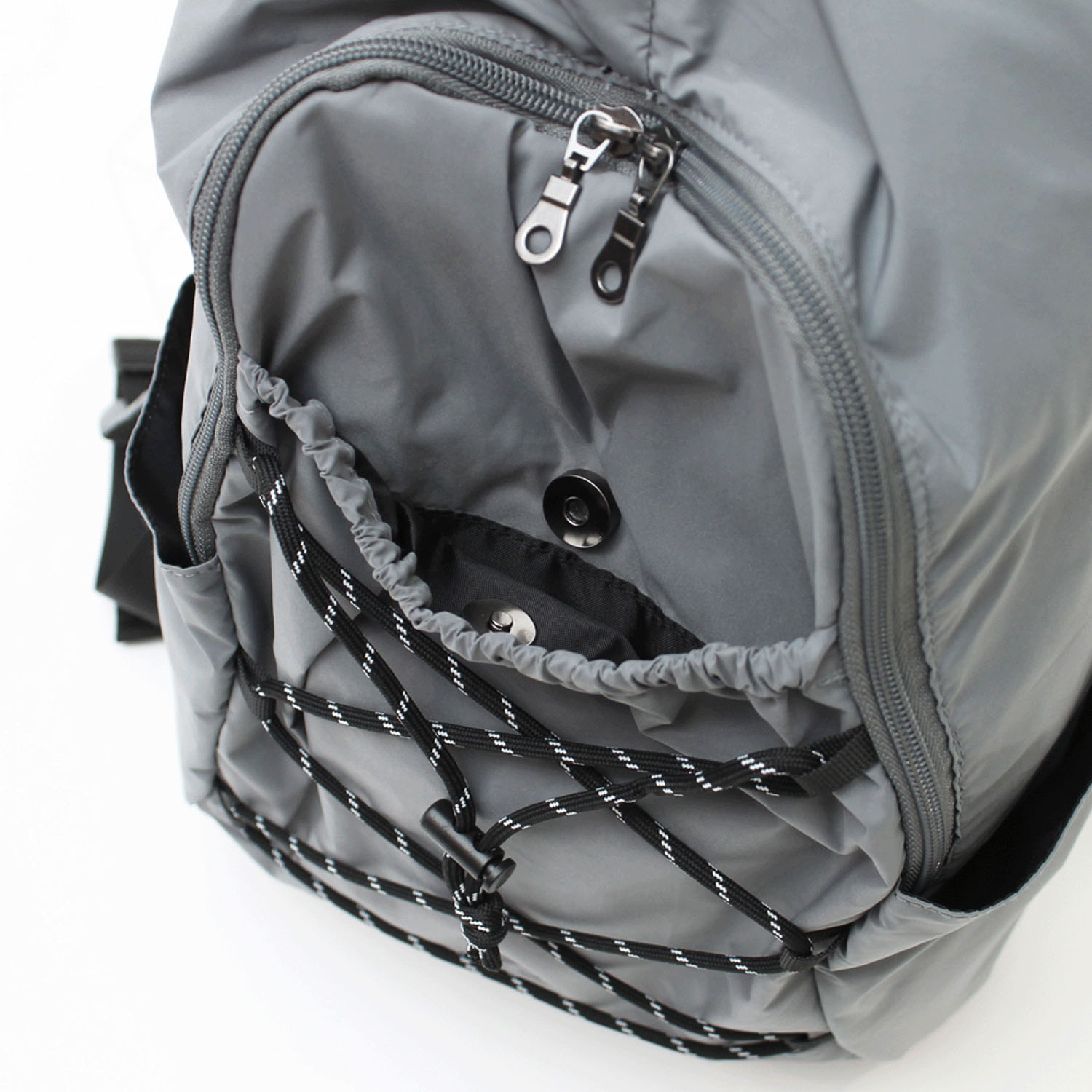撥水レースアップリュックサック - 画像3
