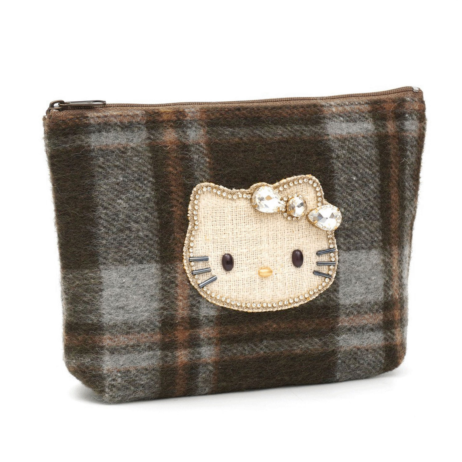 Hello Kitty×MAYGLOBE チェック柄ポーチ - 画像1