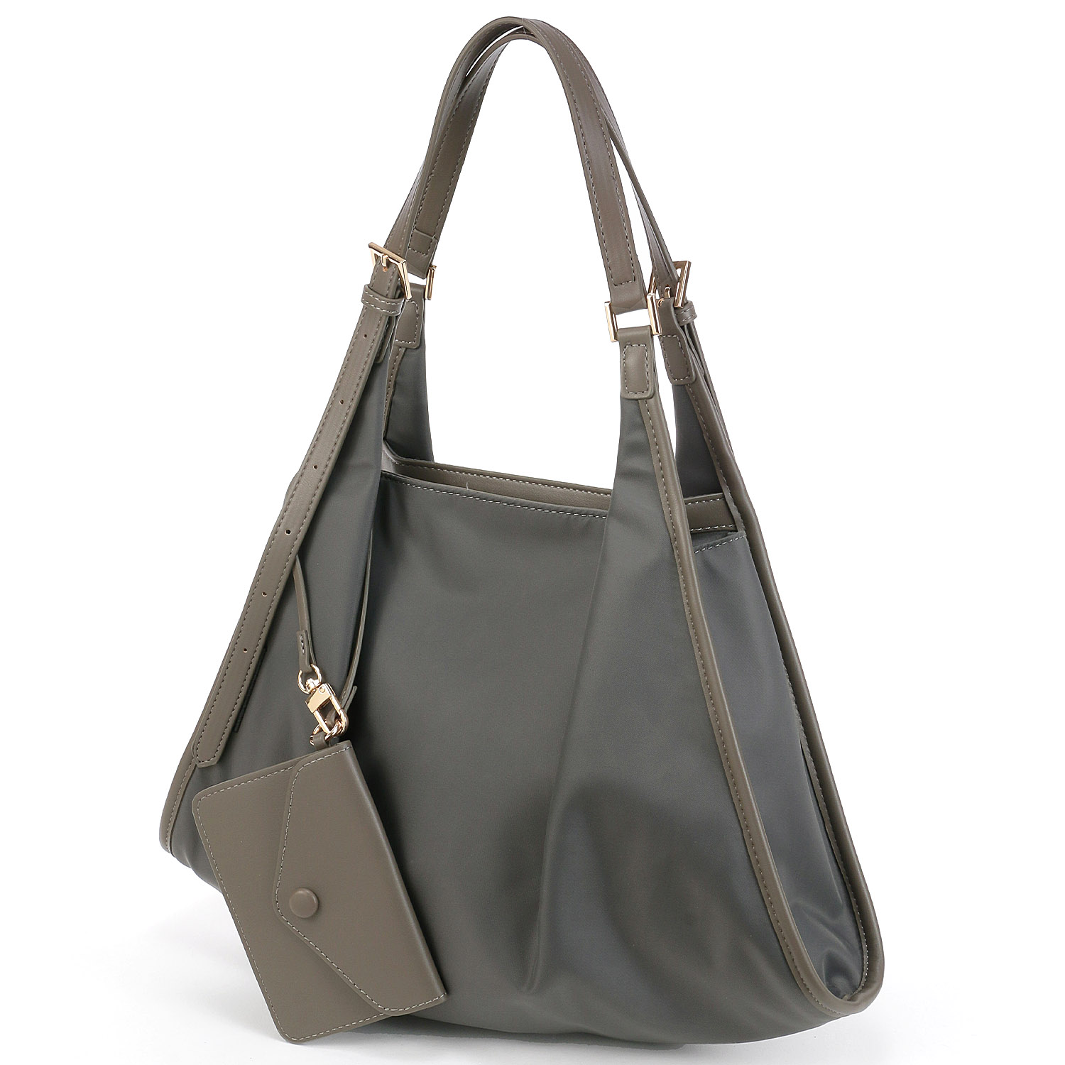 cachecache ベルトハンドルナイロントートバッグ - 画像1