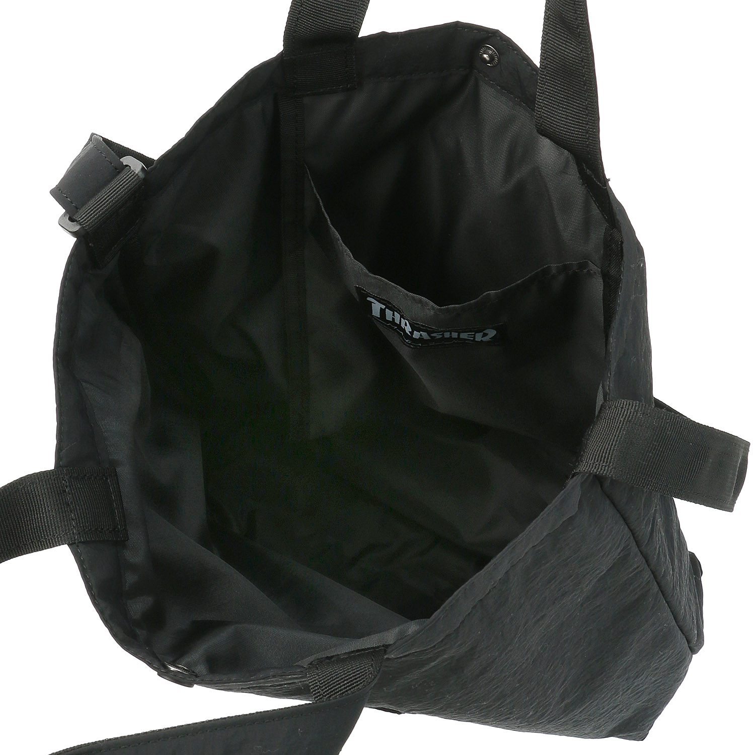 THRASHER シワナイロン2WAYトートバッグ M - 画像3