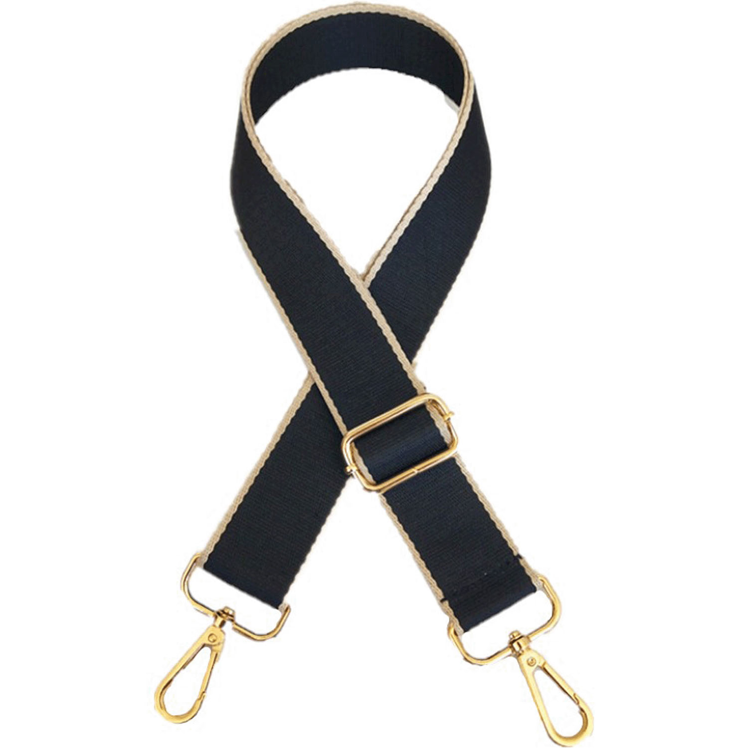 【人気】4cm幅 バッグストラップ ライン柄 - 画像4