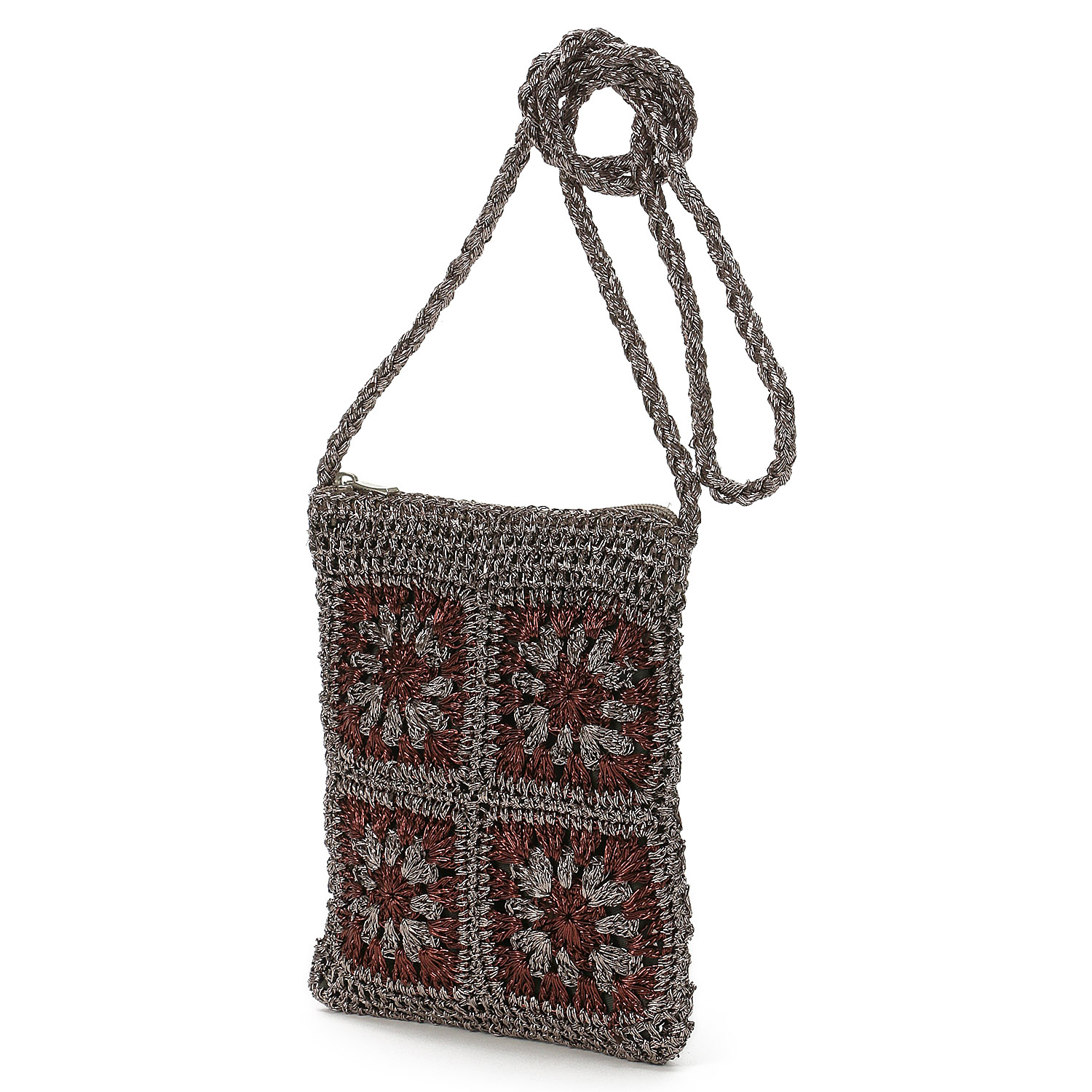 COOCO ラメクロシェ編みミニショルダーバッグ - 画像6