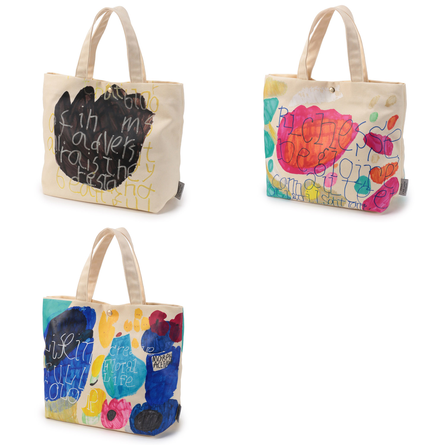 Artist Collection アート柄キャンバストートバッグ - 画像1