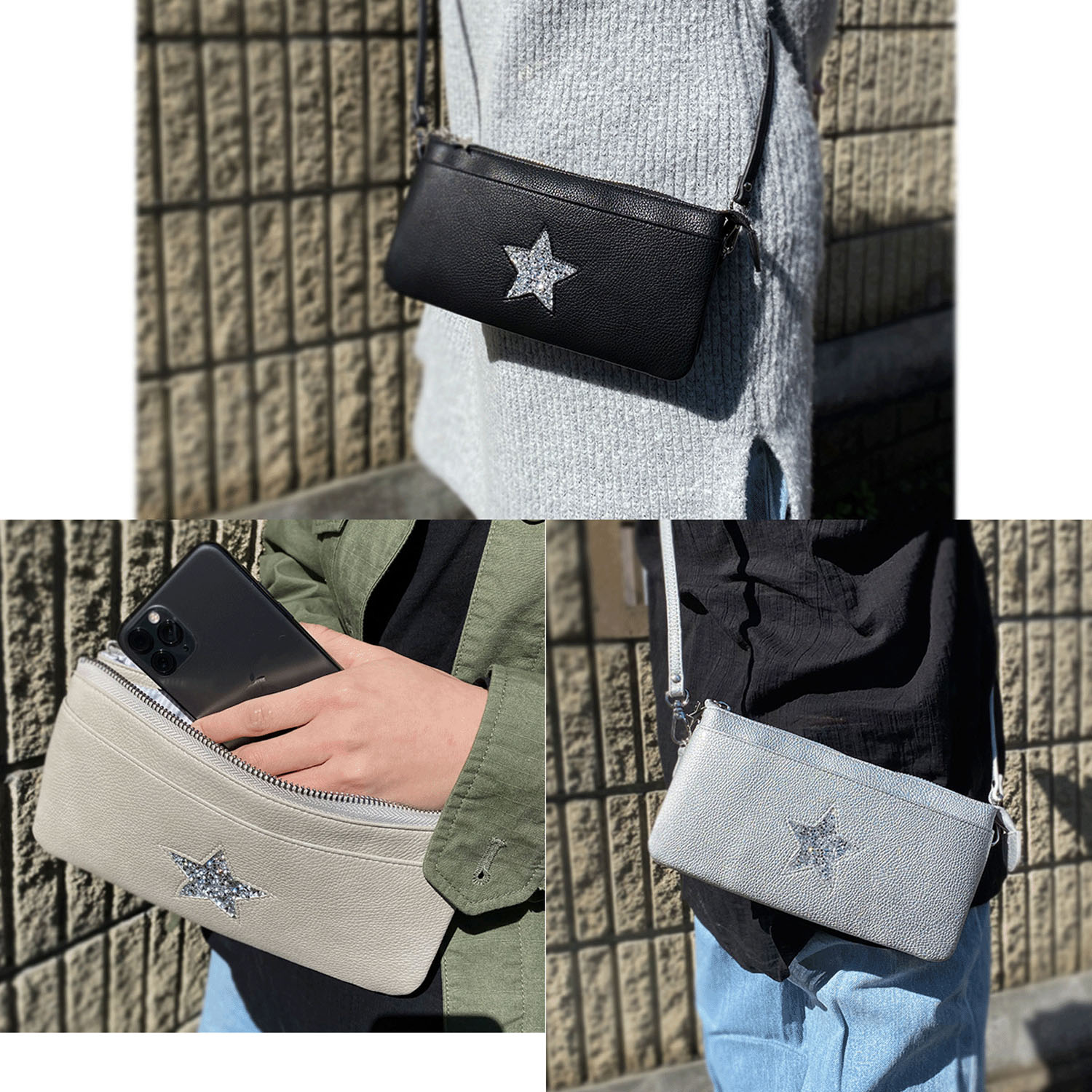 【11－00 在庫ある分で終了】スタージュリーウォレットバッグ - 画像1