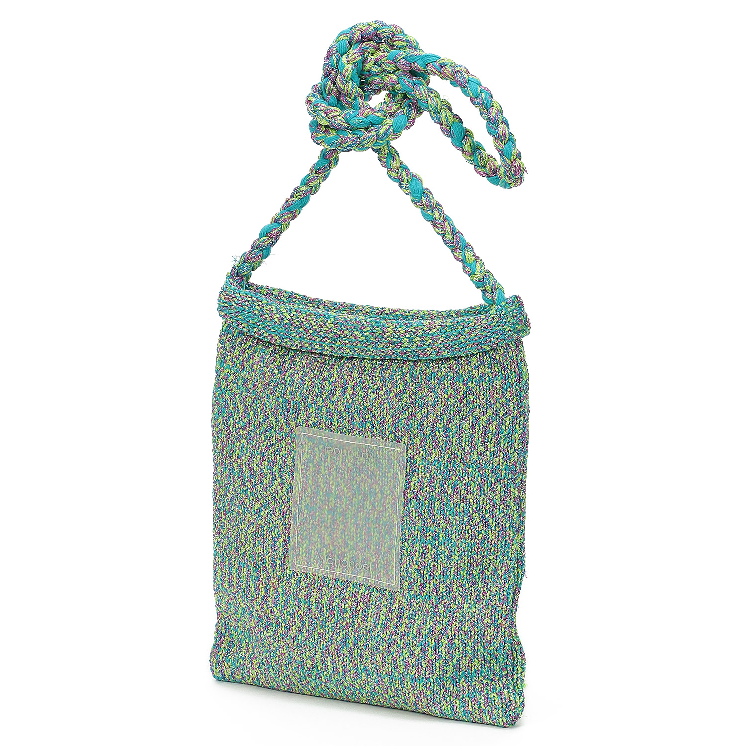 Nananoel MIXラメ入りニットミニショルダーバッグ - 画像7