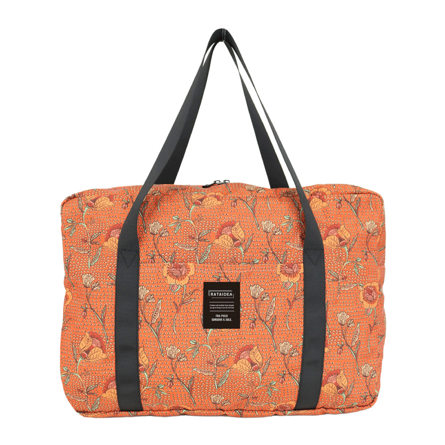 ラタプリント折り畳みボストンバッグ - 画像6