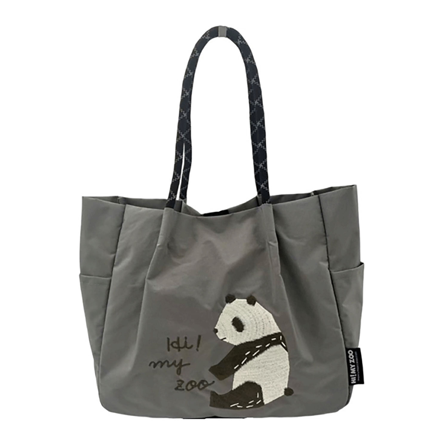 HI！MY ZOO アニマル刺繍ロープハンドルトートバッグ - 画像13