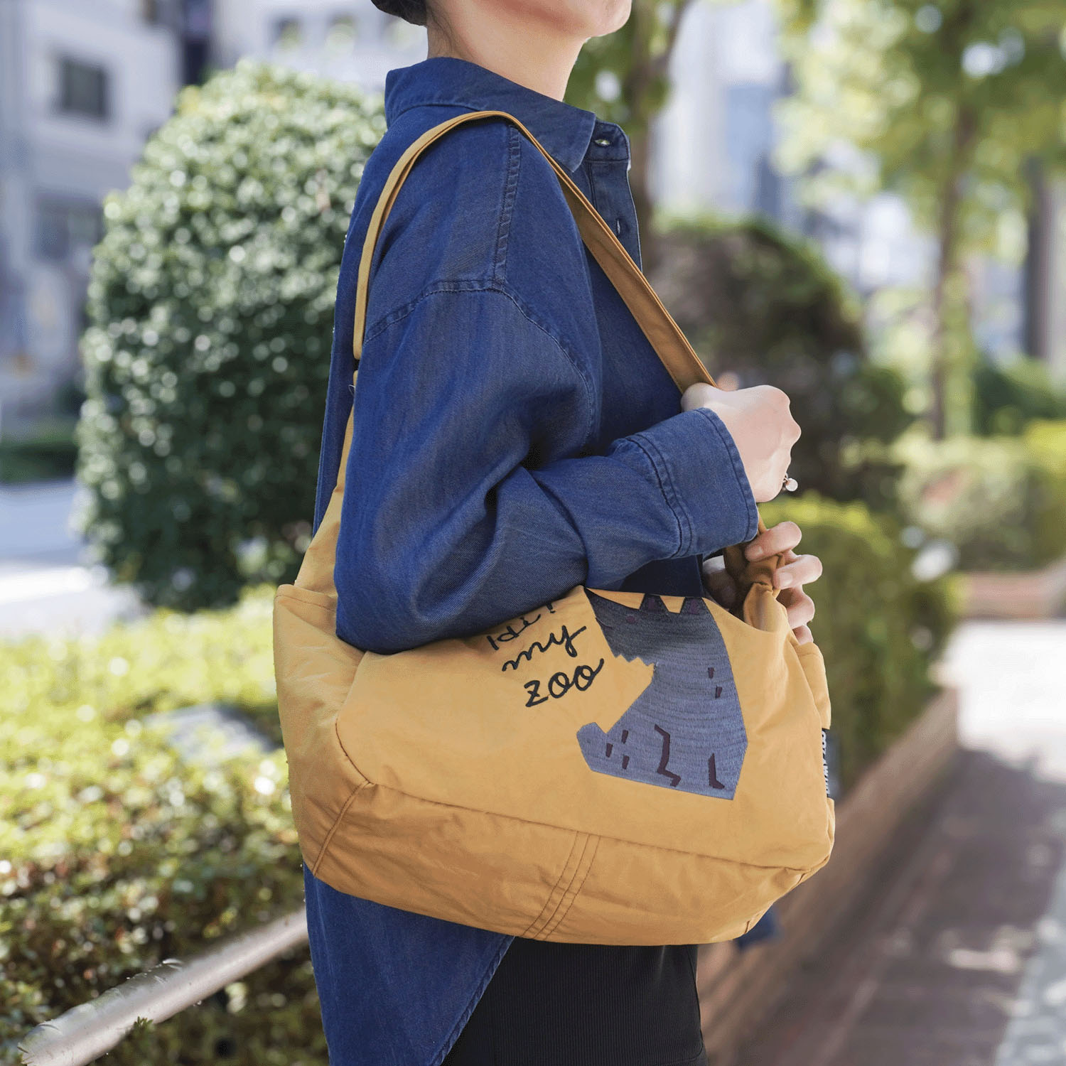 HI！MY ZOO アニマル刺繍ショルダーバッグ