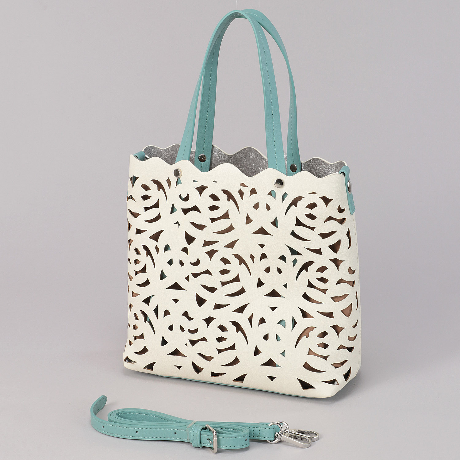 2WAYパンチングトートミニバッグ - 画像3