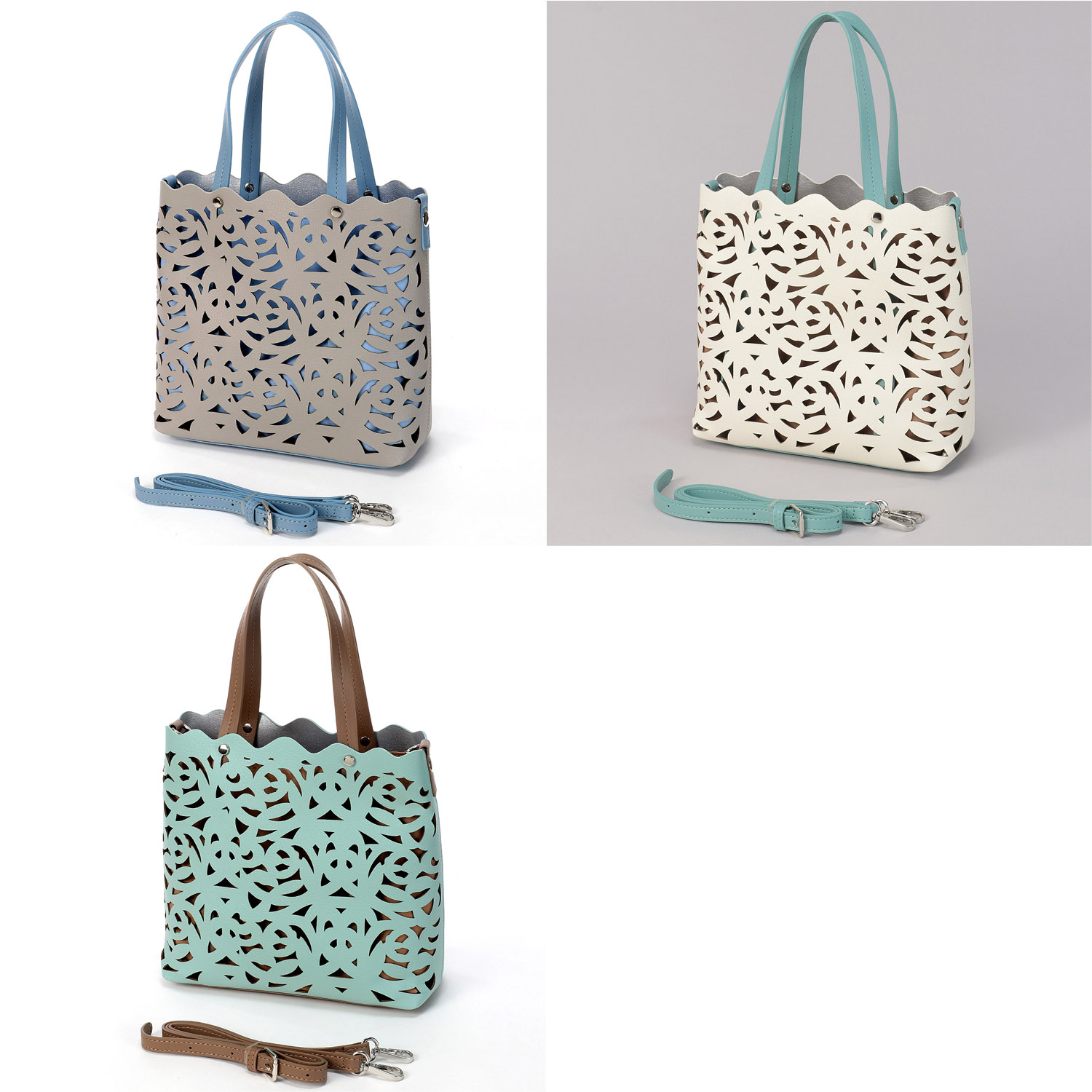 2WAYパンチングトートミニバッグ - 画像5