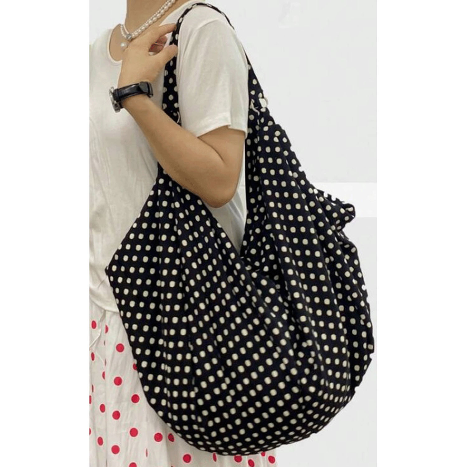 柄もの3WAYビッグバッグ - 画像2