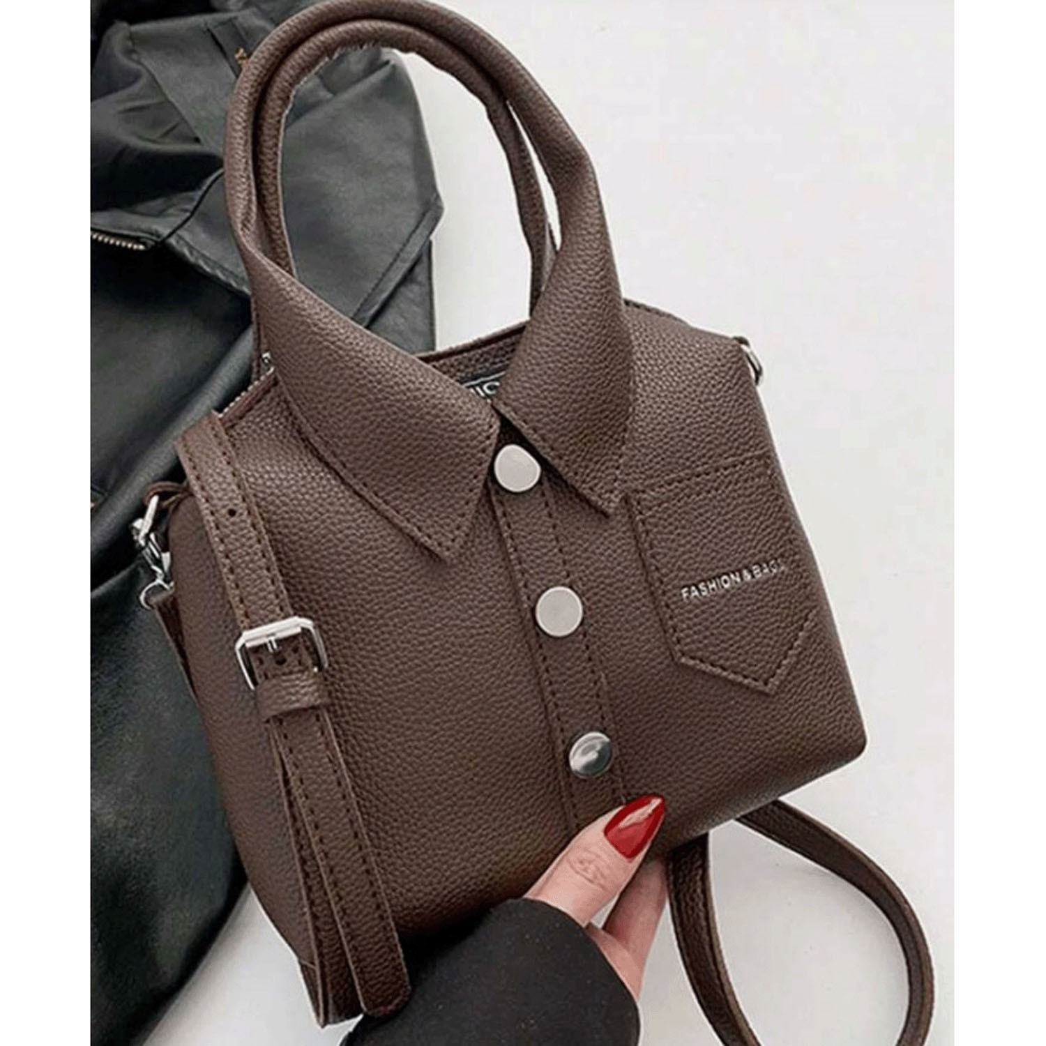 シャツデザイン2WAYバッグ - 画像1