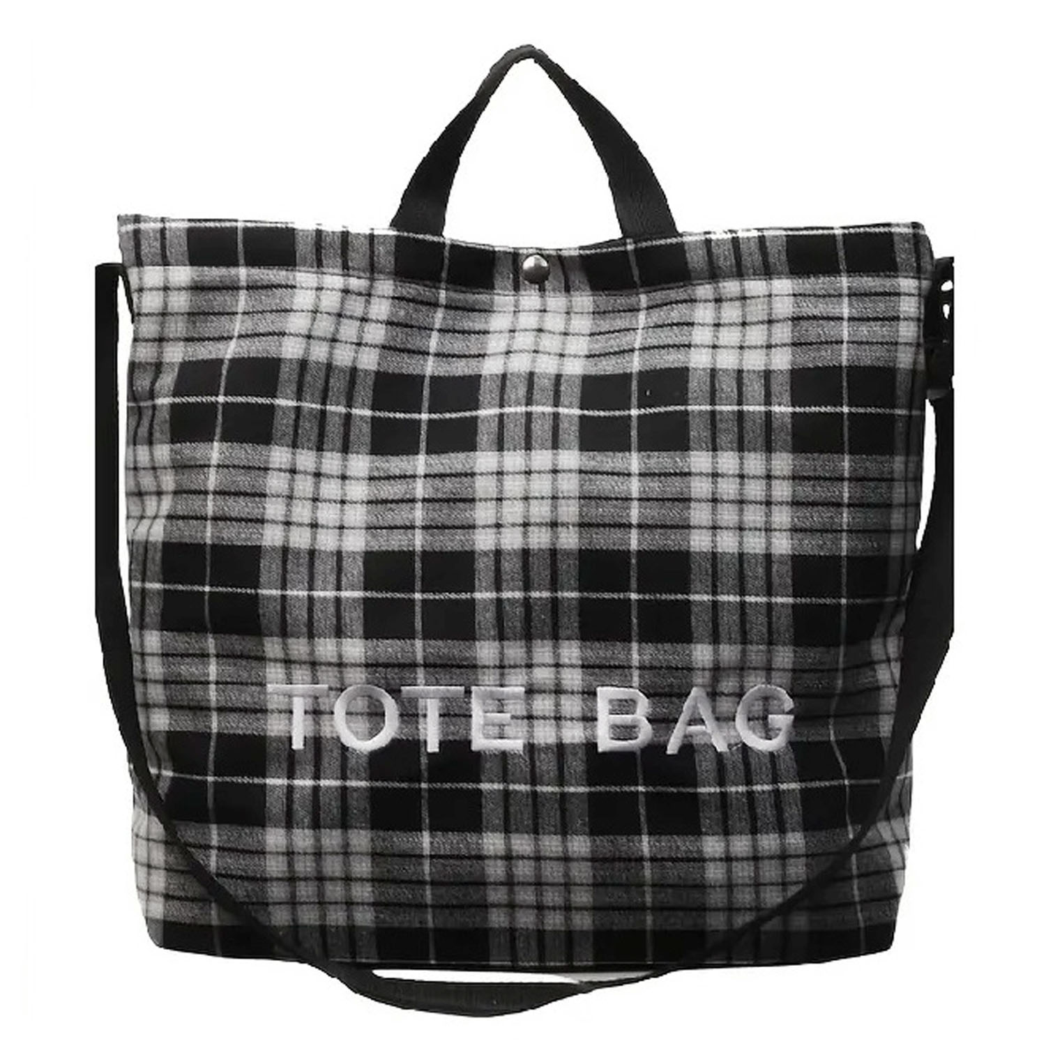チェック2WAYトートバッグ - 画像5