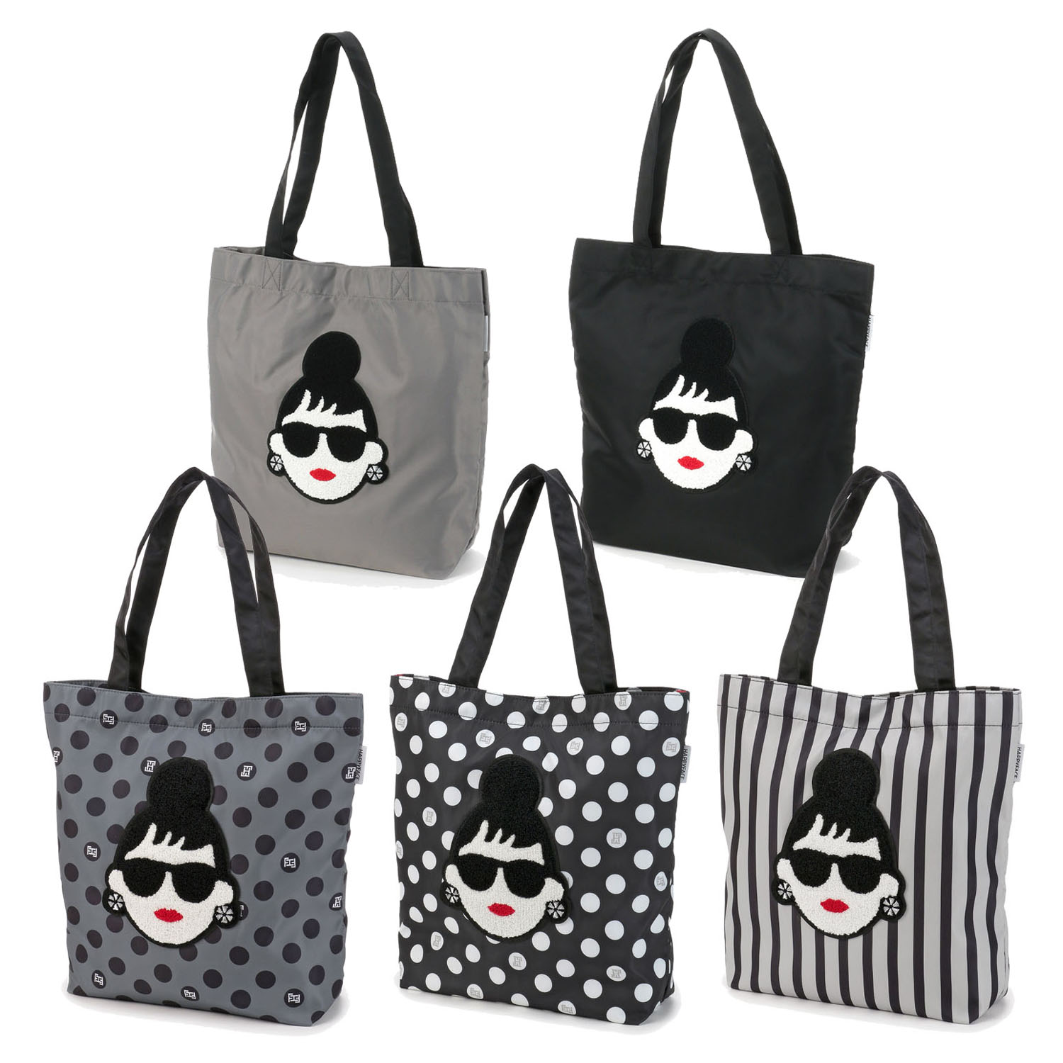 HAPPY FACE レディ・エマ フェイストートバッグ