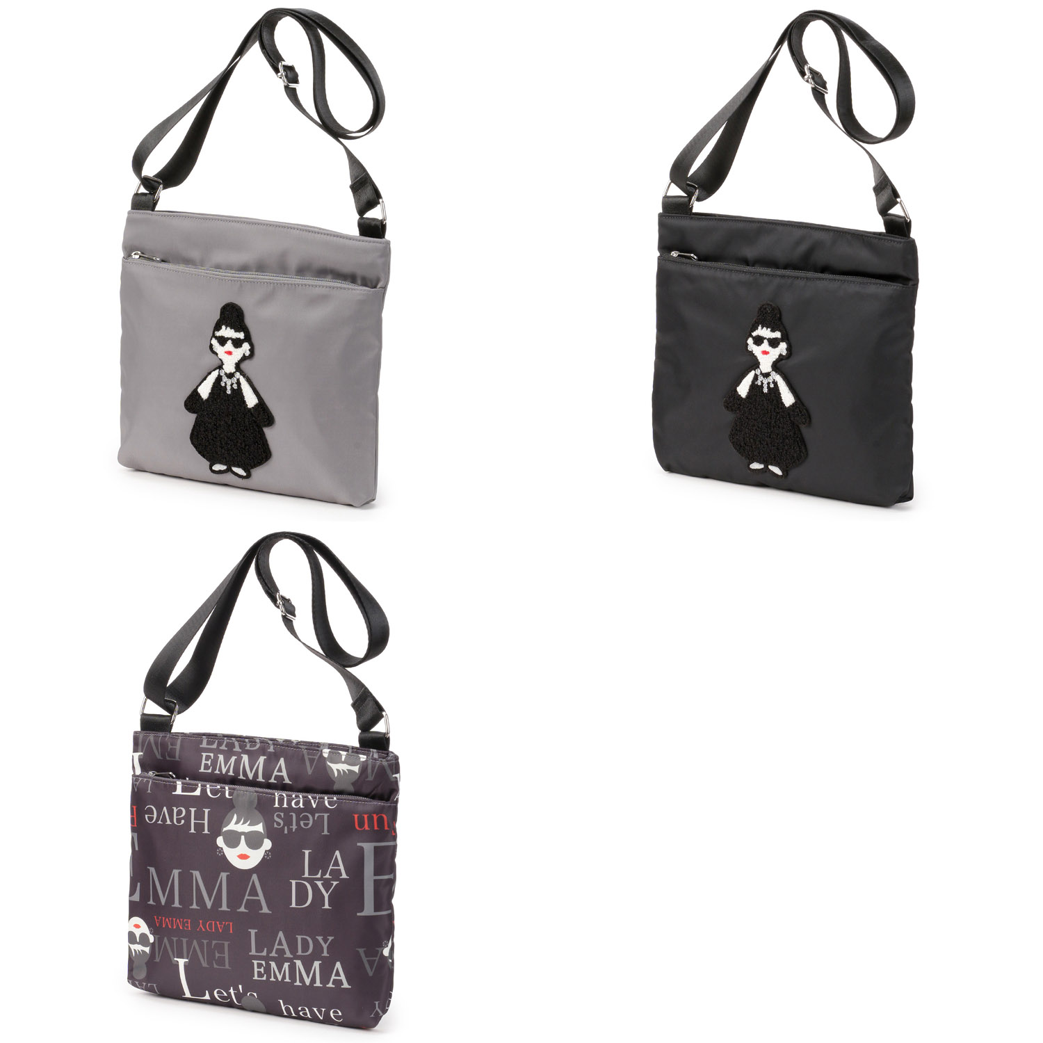 HAPPY FACE レディ・エマスクエアショルダーバッグ