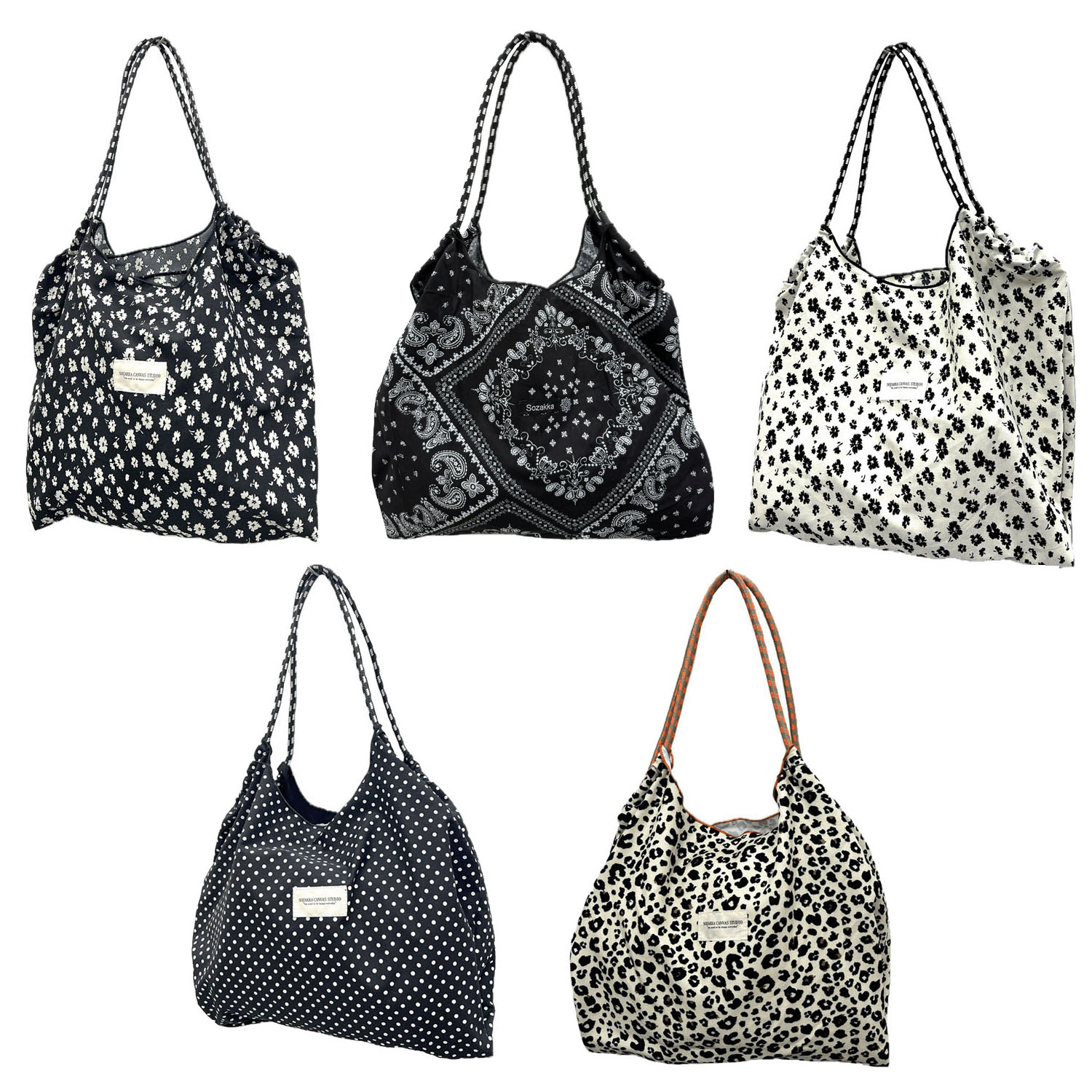 【72－00と82－00はエトワール別注柄】プリント2WAYバッグ - 画像8