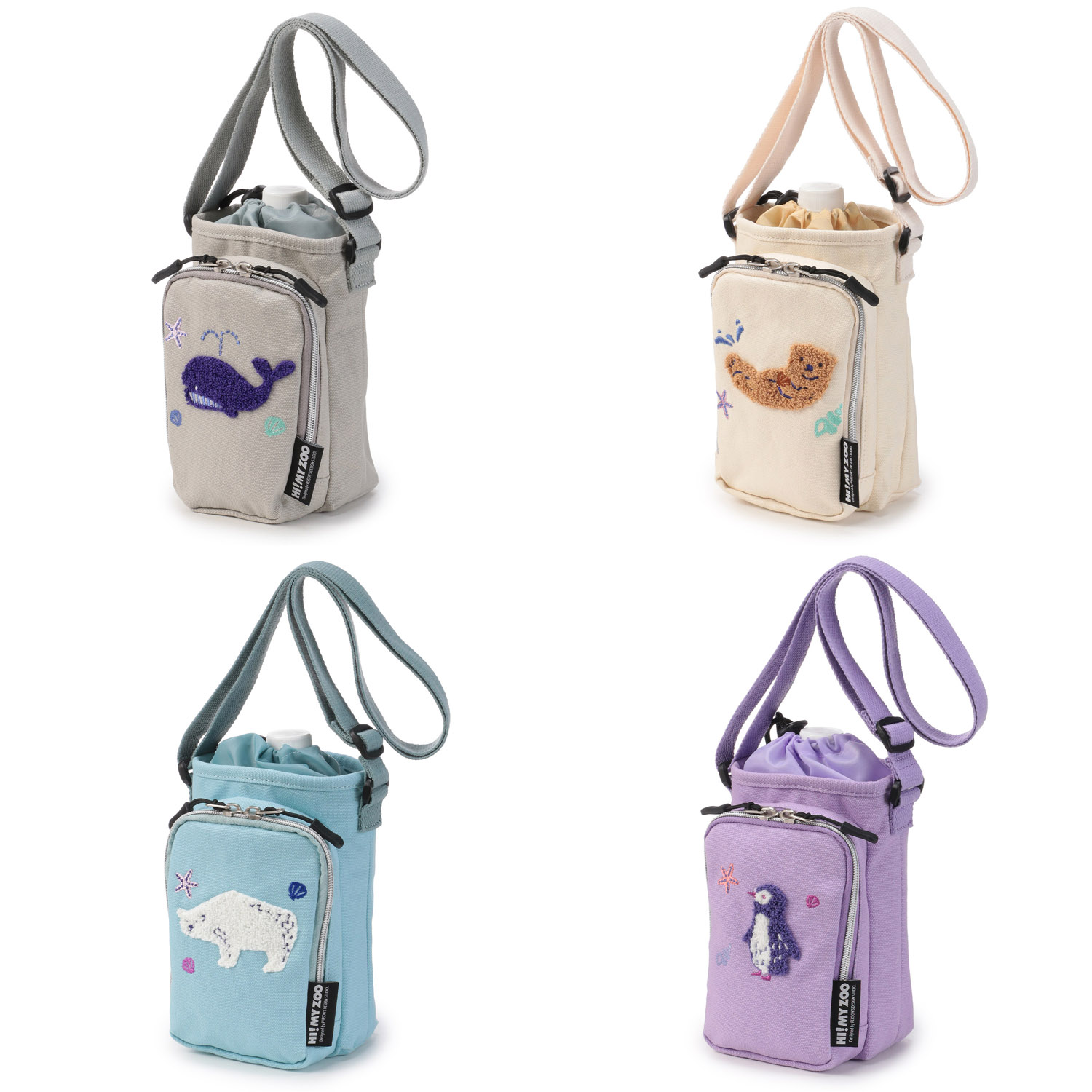 HI！MY ZOO 保冷キャンバスボトルショルダーバッグ - 画像1